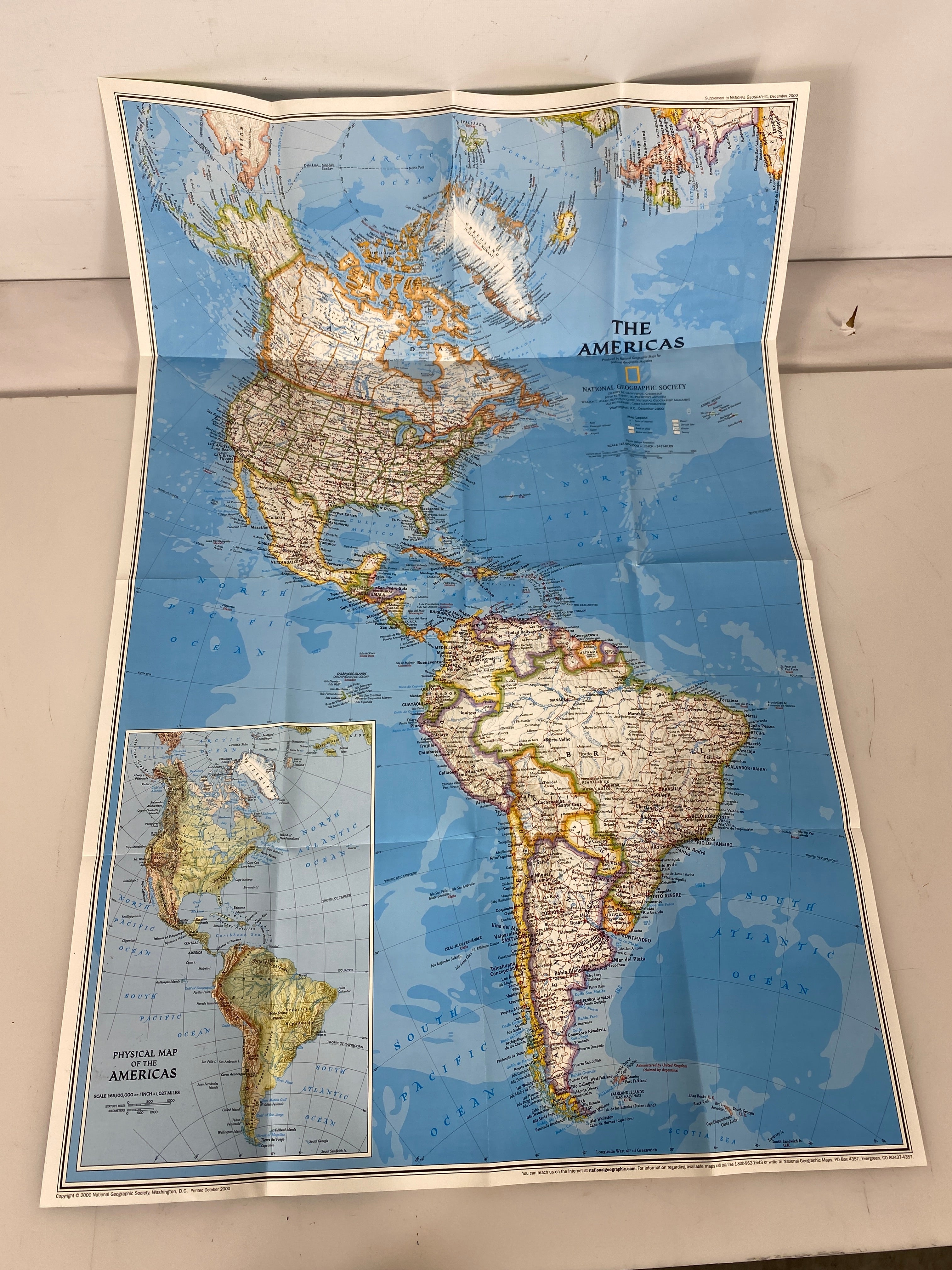 Lot of 4 Nat Geo: Indigenous Peoples Posters/Maps 1972-2000