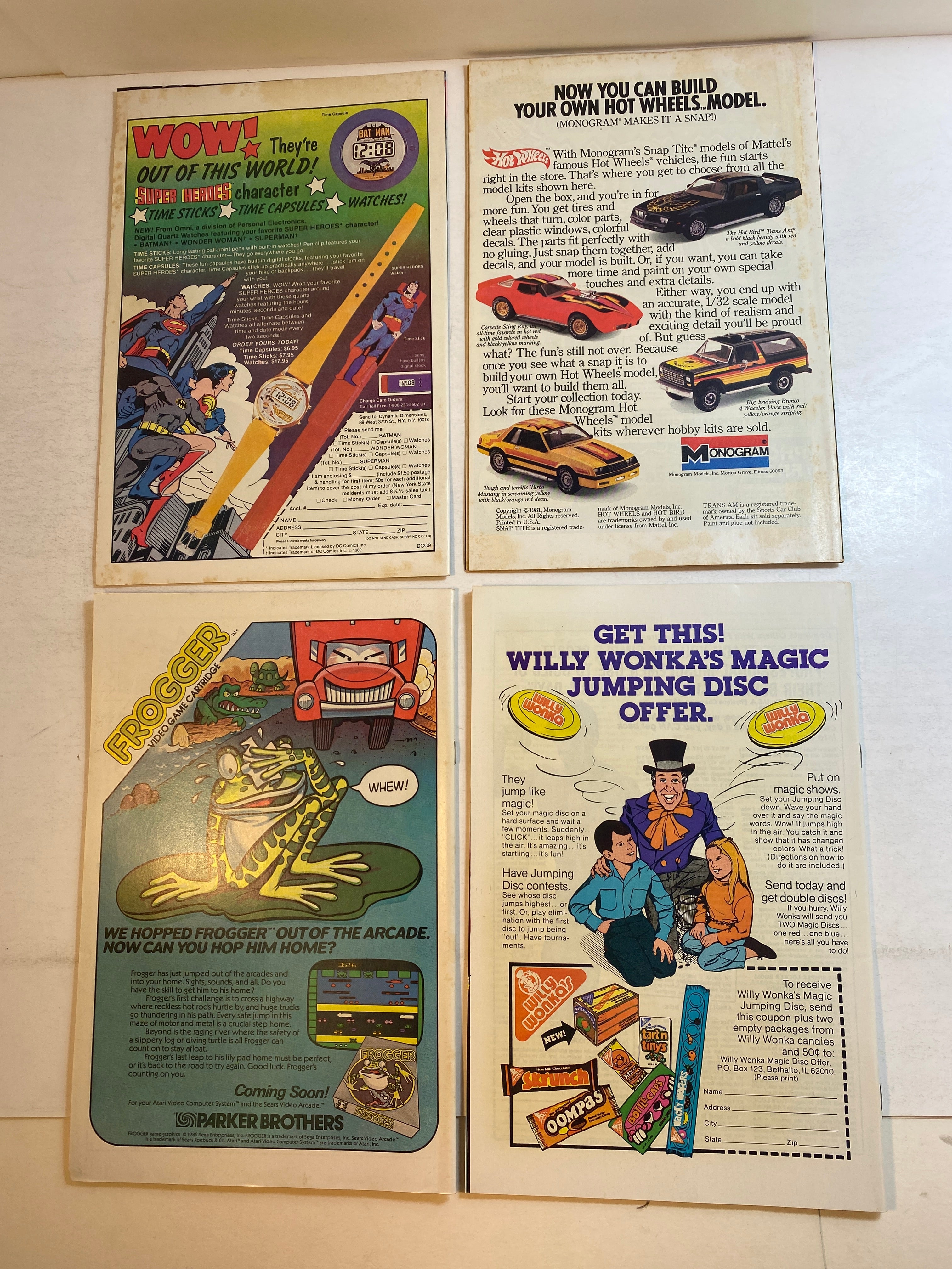 Lot of 4 New Teen Titans DC Comics 1982