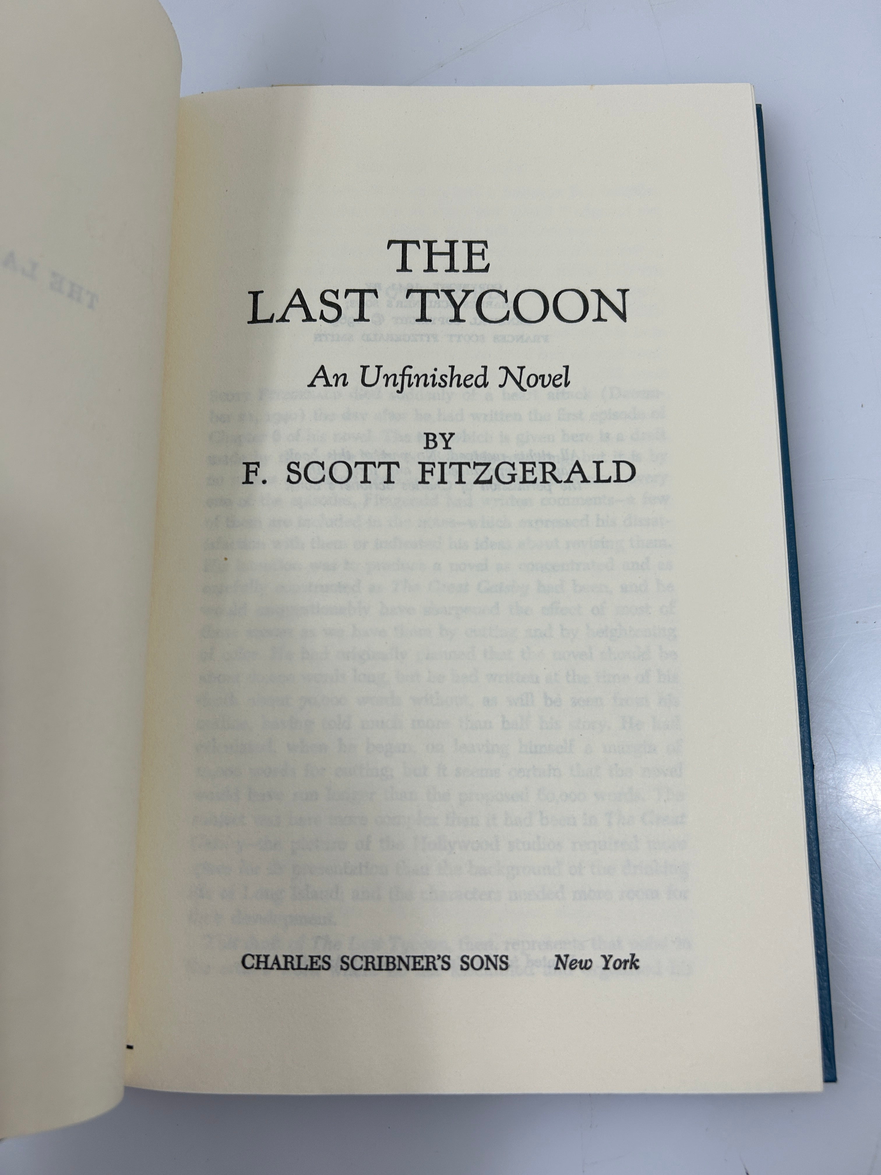 Lot of 4 Novels by F. Scott Fitzgerald  1948-63 HC