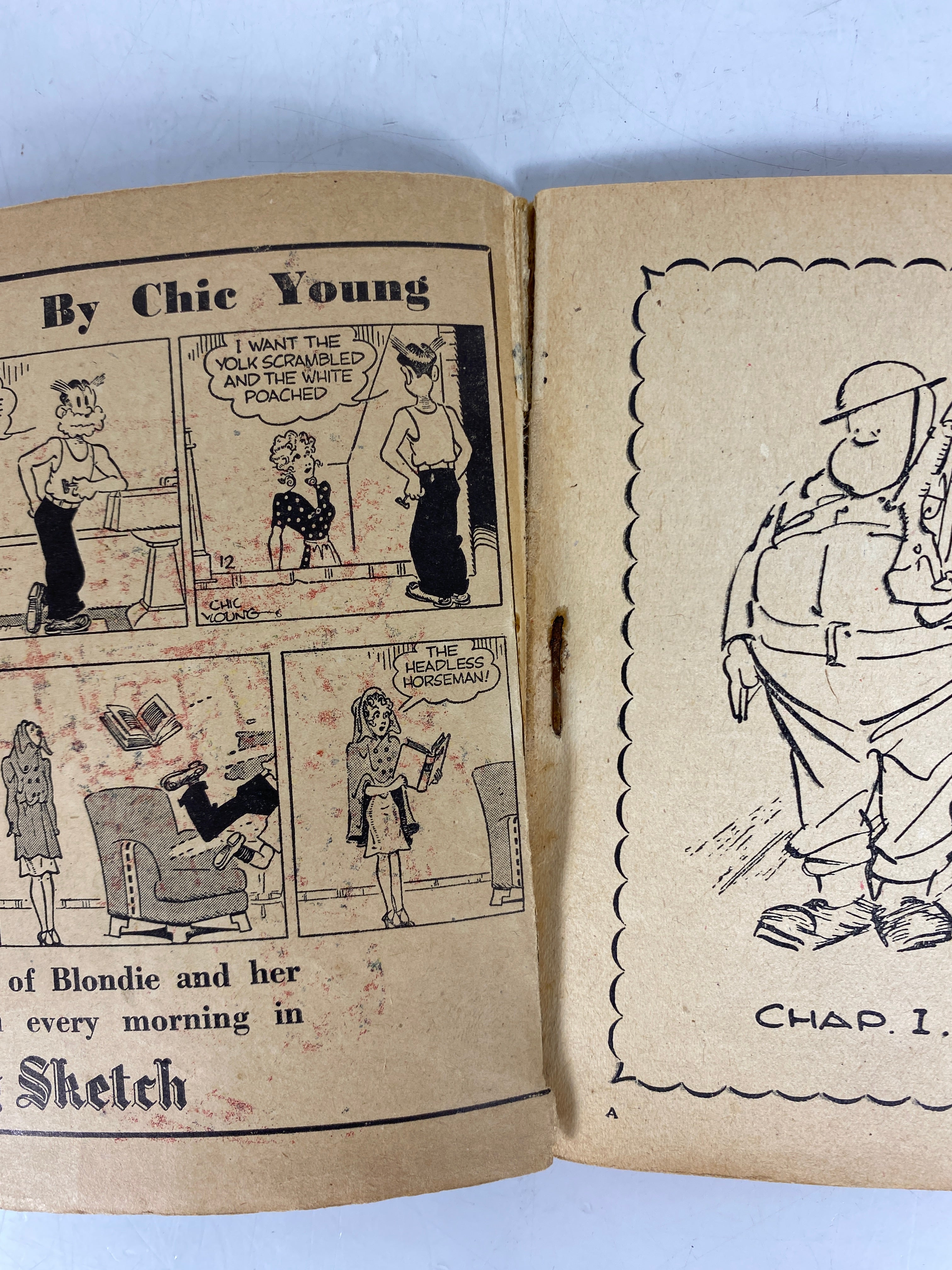Lot of 4 Pop Annual Cartoons from the Daily Sketch