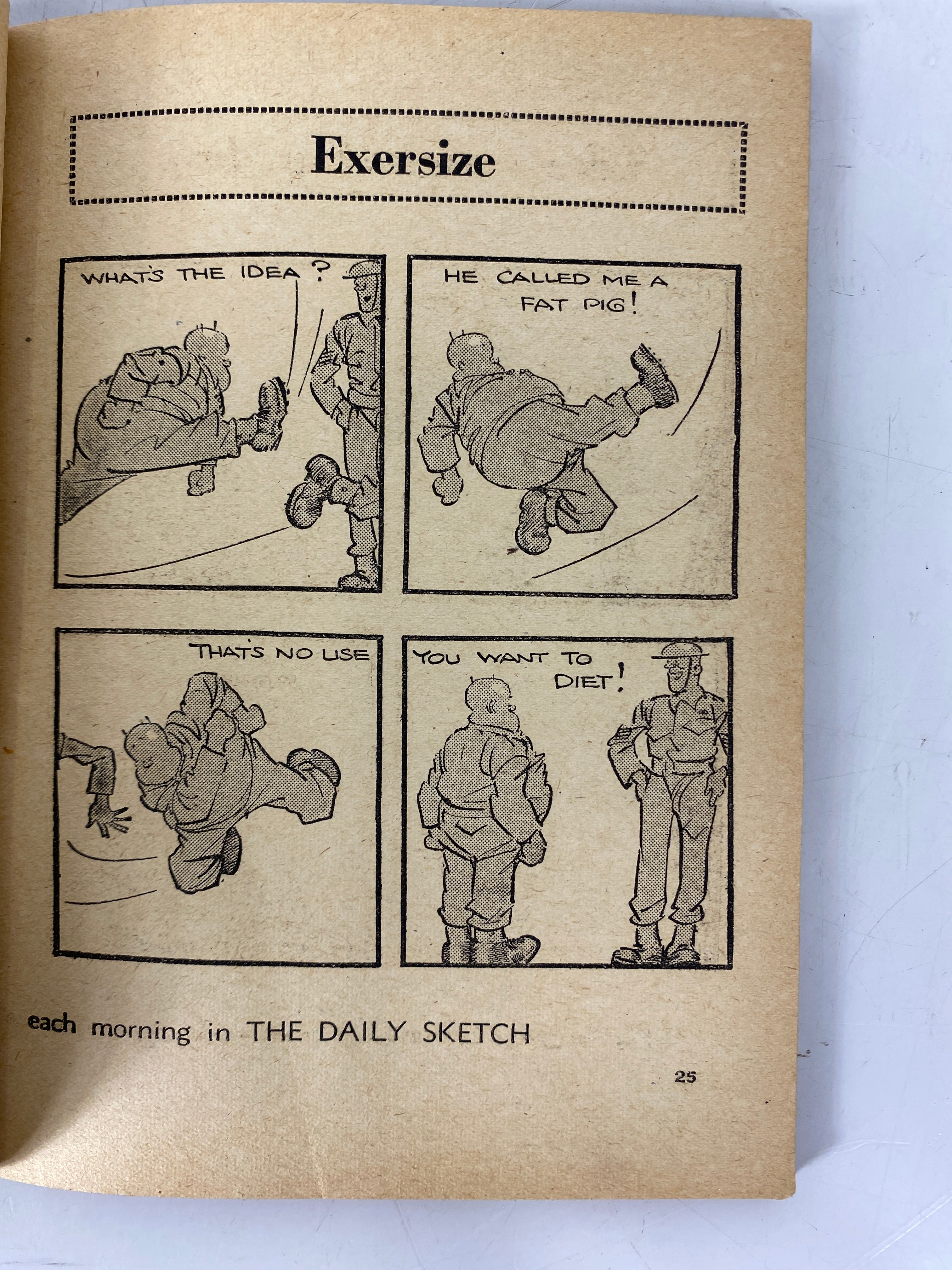 Lot of 4 Pop Annual Cartoons from the Daily Sketch
