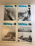 Lot of 4 Profile Warship 11, 12, 13, 14 1971-1972