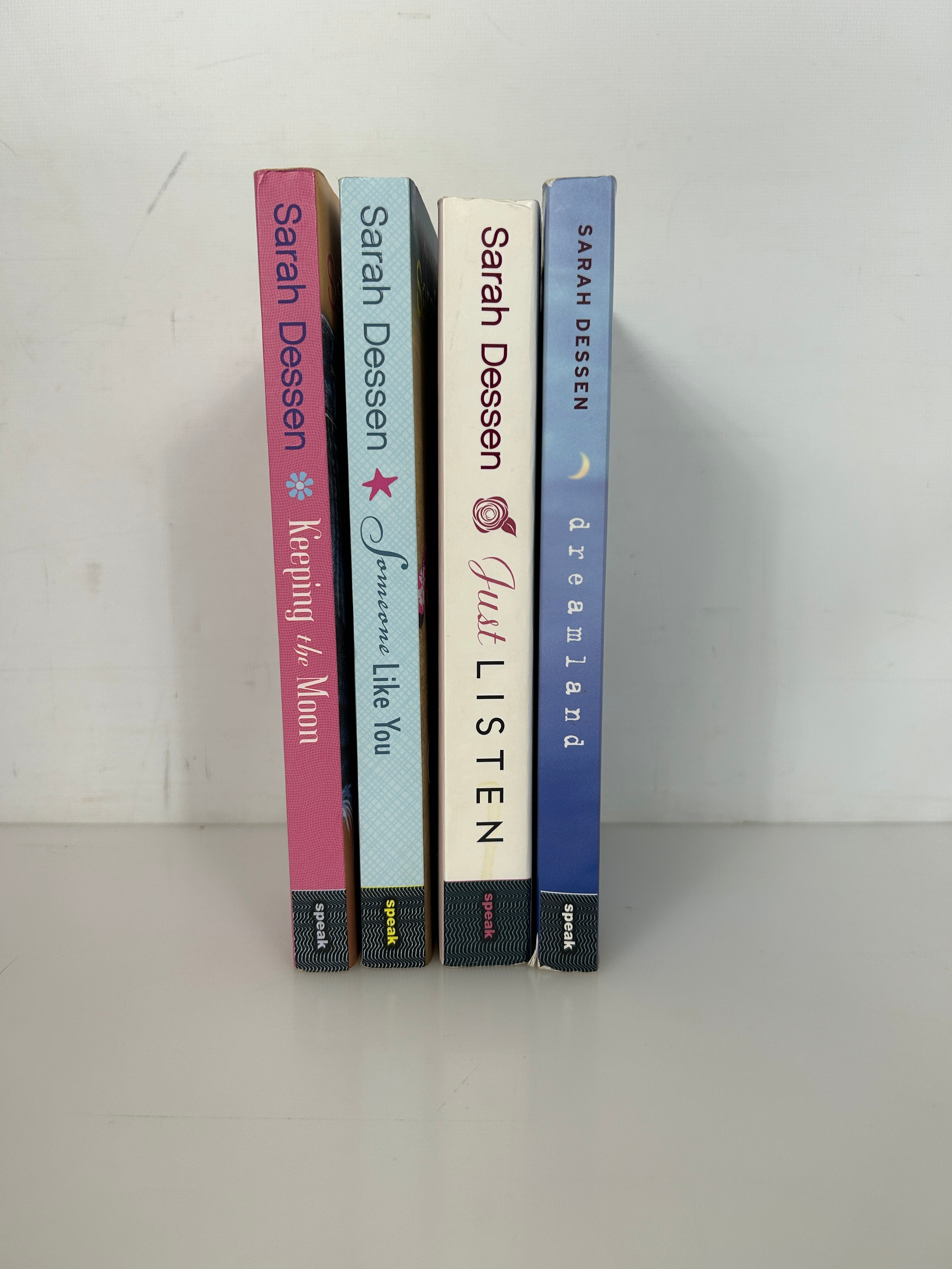 Lot of 4 Sarah Dessen YA Dreamland/Just Listen/Someone Like You/Keeping the Moon
