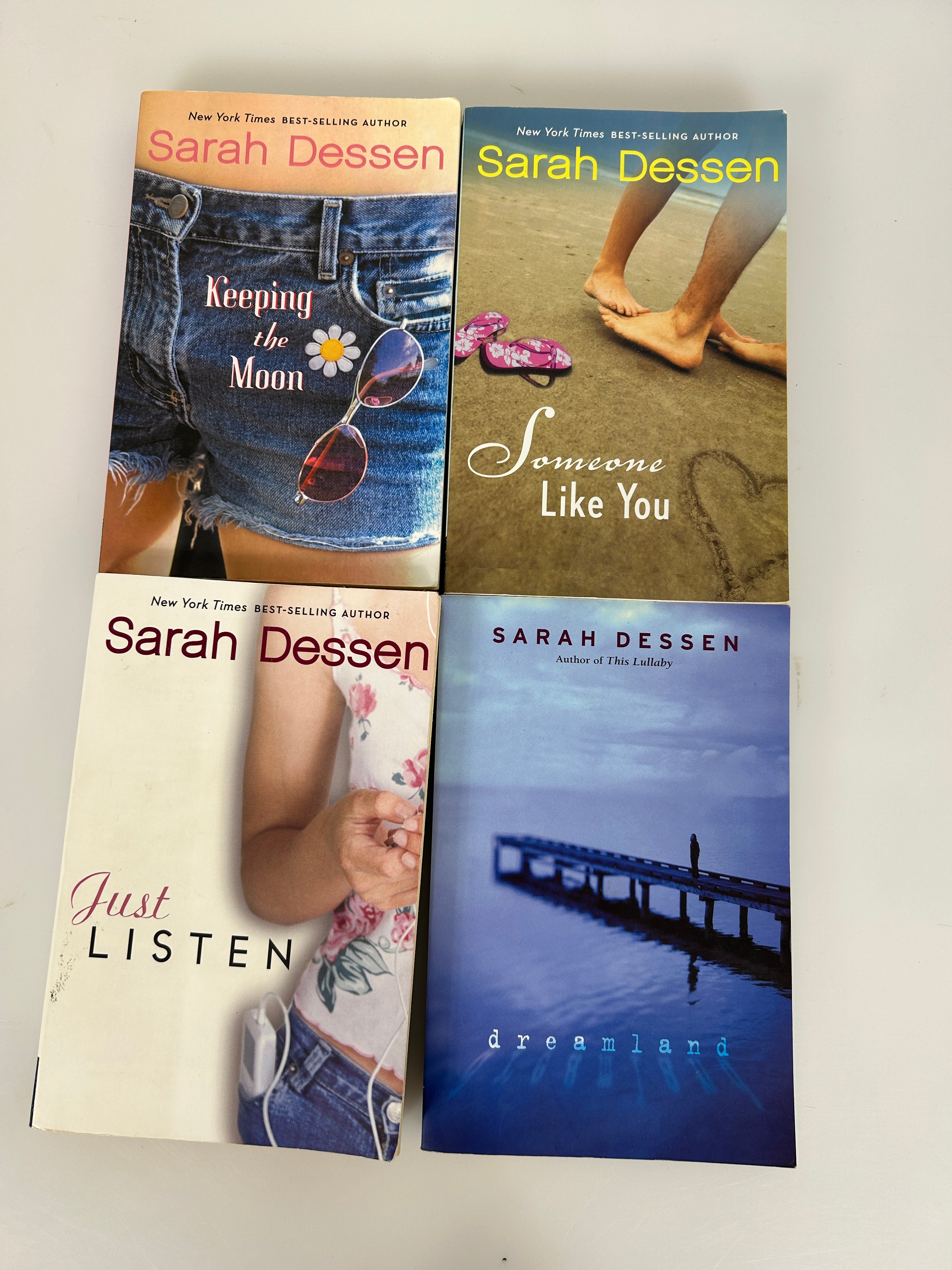 Lot of 4 Sarah Dessen YA Dreamland/Just Listen/Someone Like You/Keeping the Moon