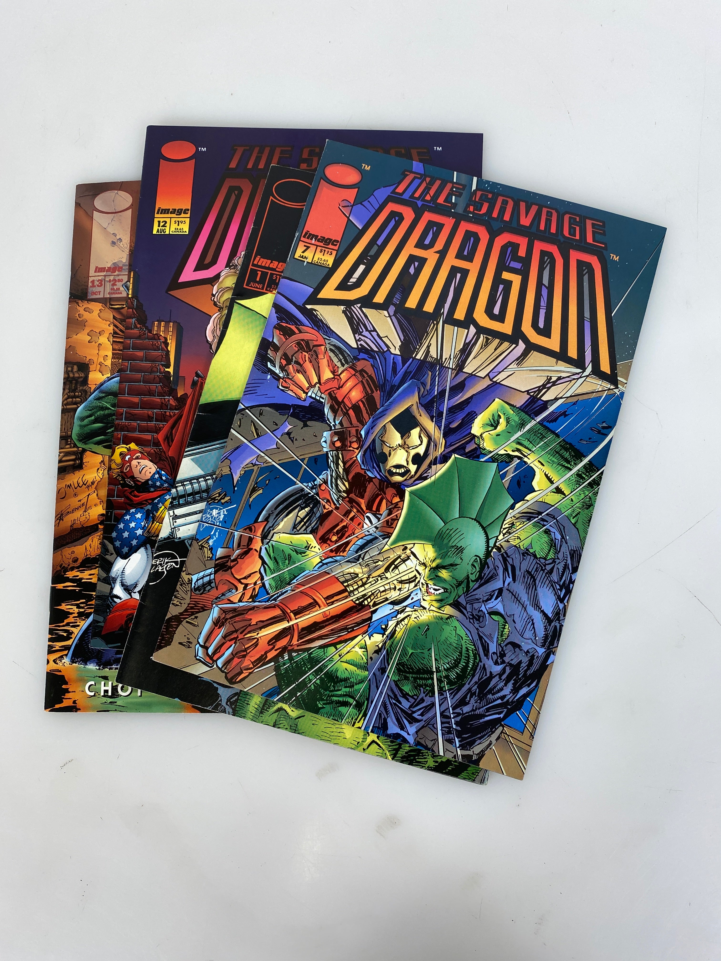 Lot of 4 Savage Dragon Image Comics 1993-1994