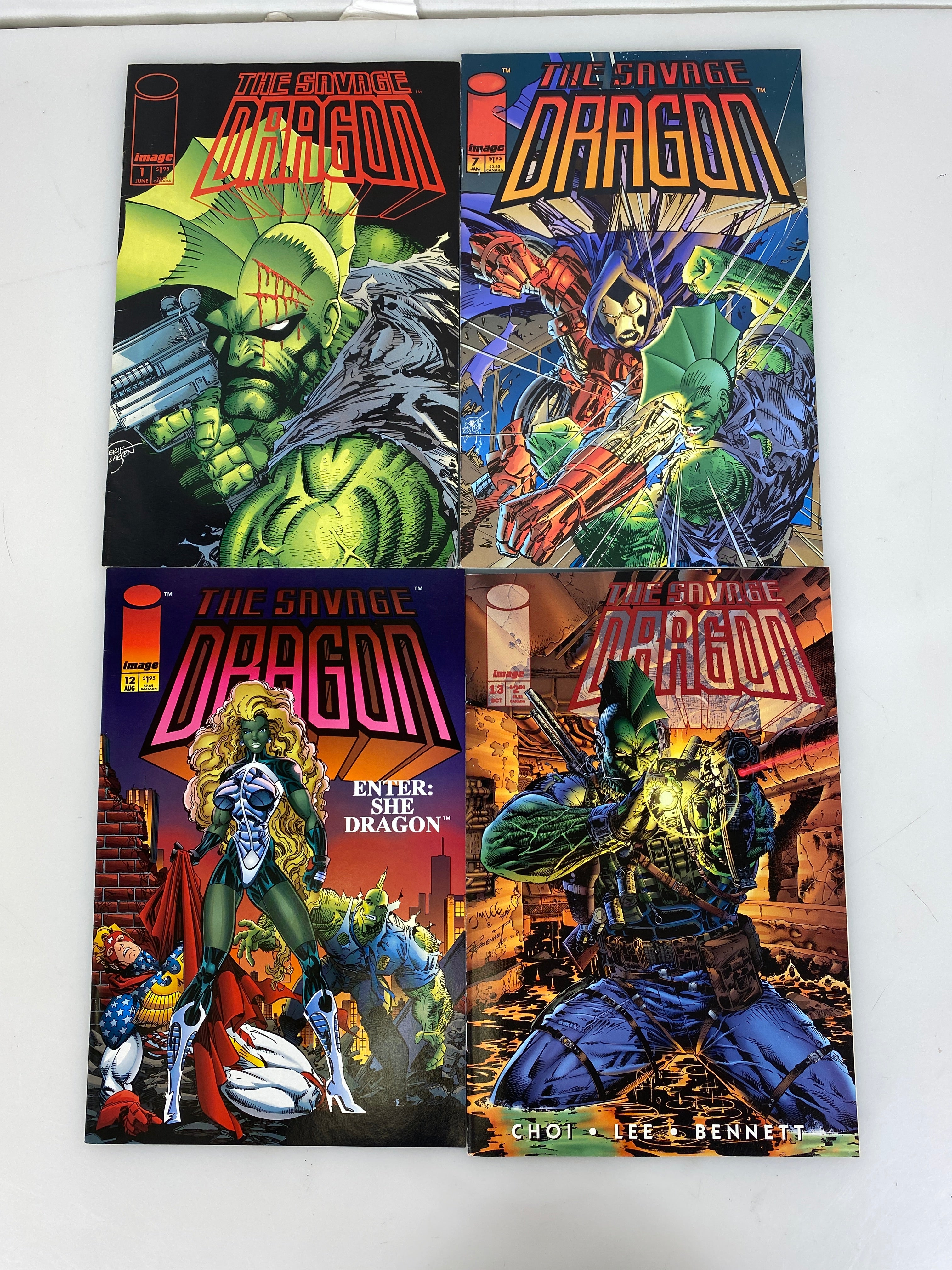 Lot of 4 Savage Dragon Image Comics 1993-1994