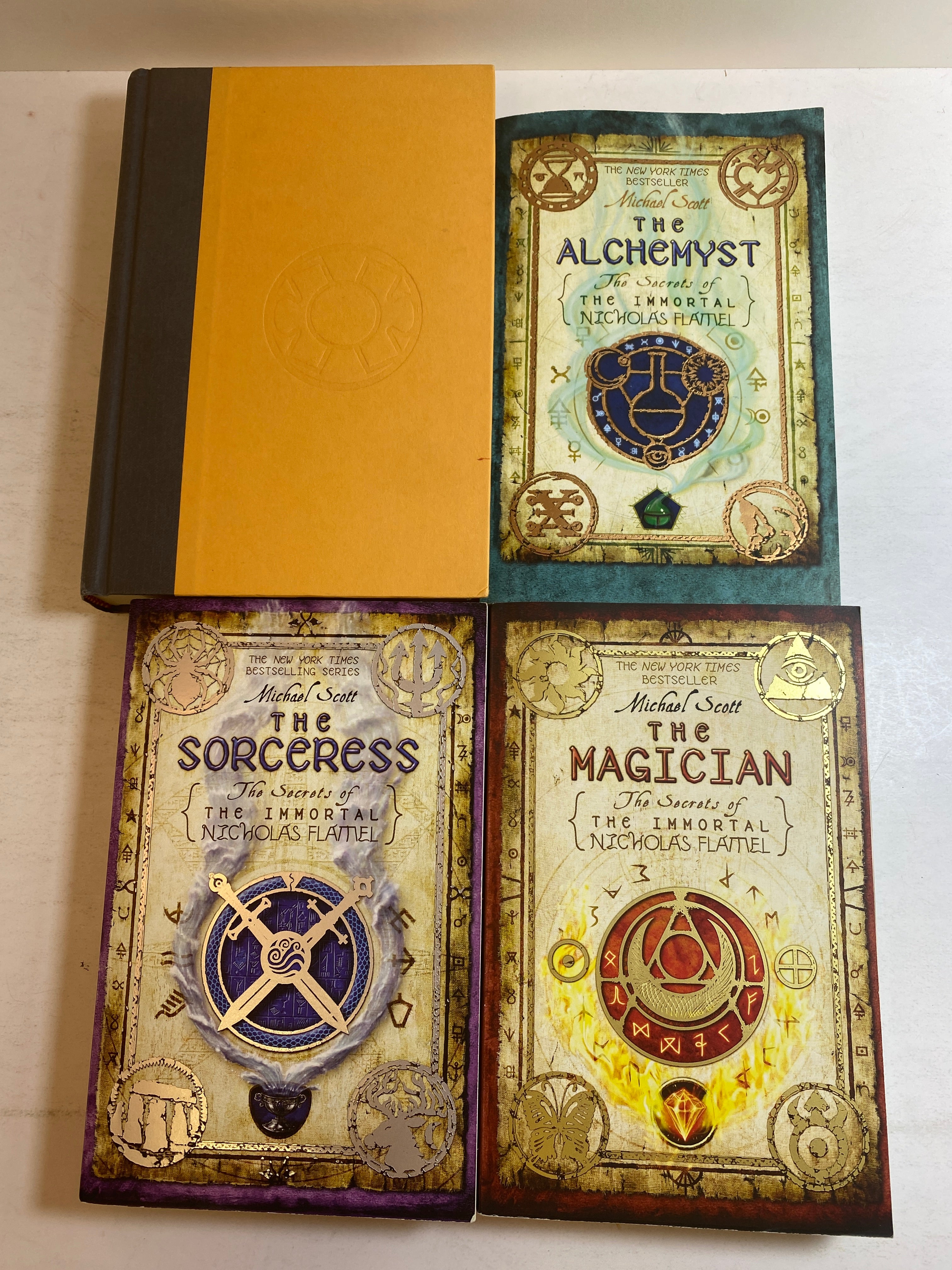 Lot of 4 Secrets of Immortal Series Nicholas Flamel 2007-2010