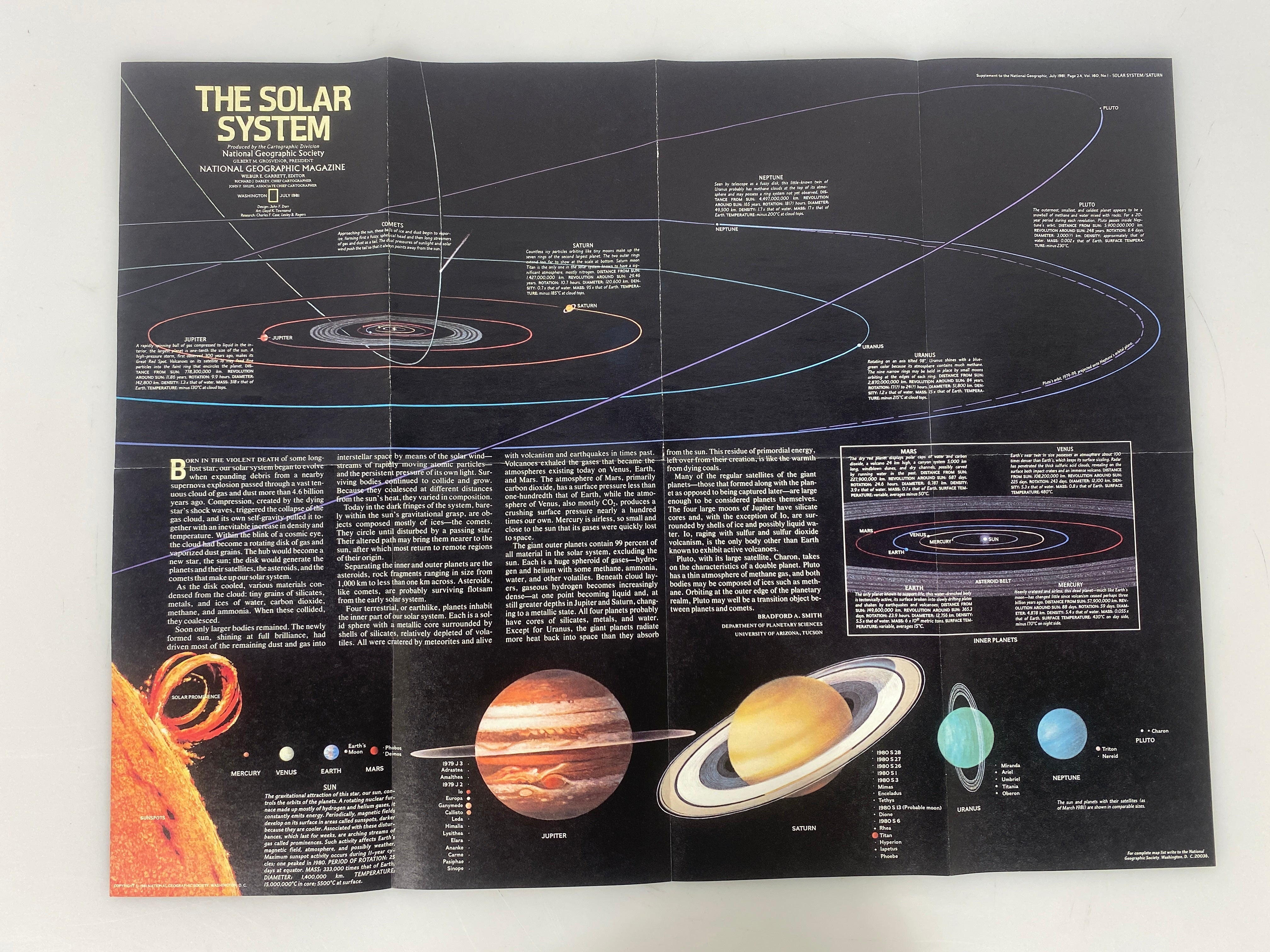 Lot of 4 Space Wall Posters; National Geographic & Astromedia Corp.