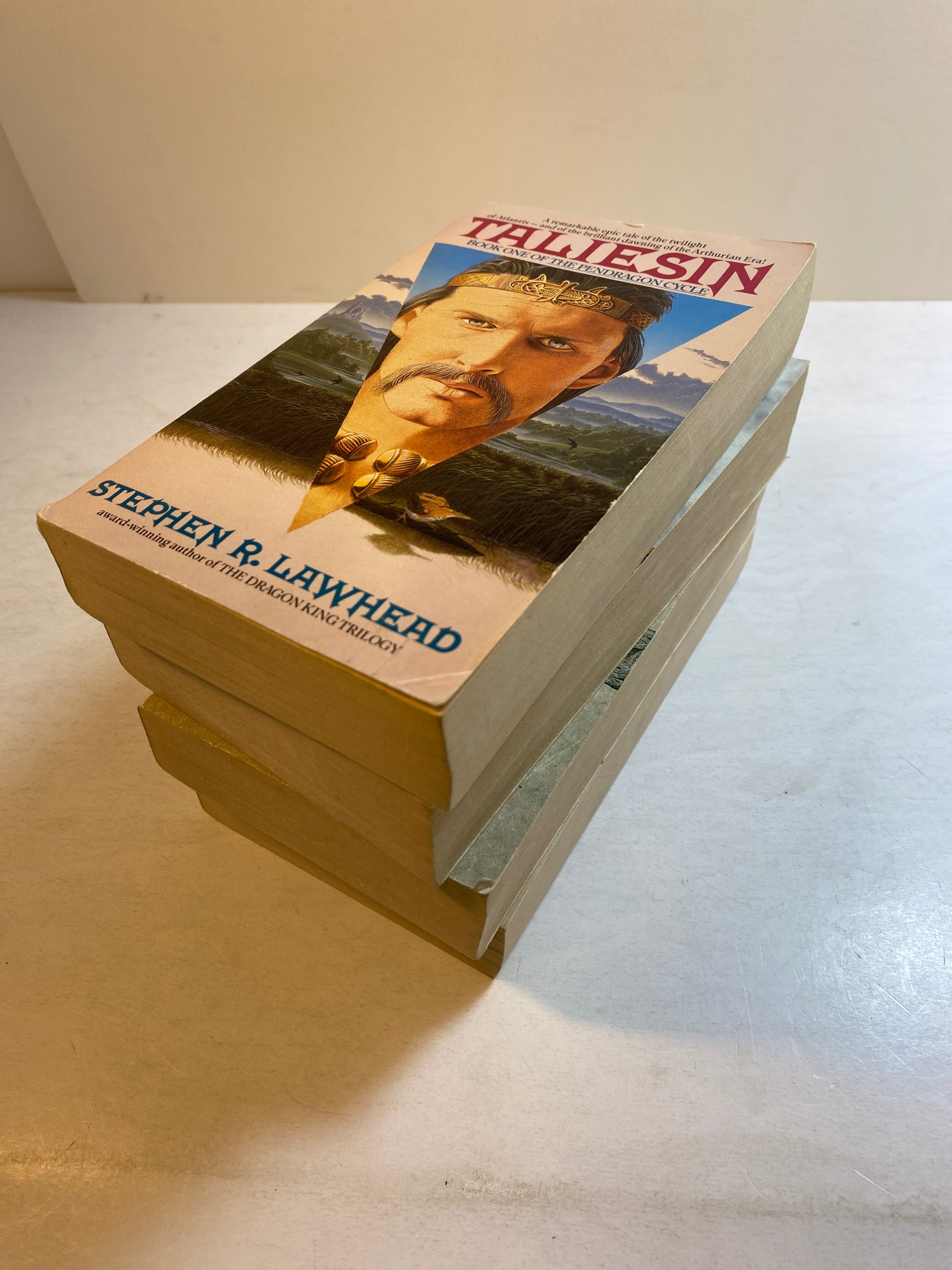 Lot of 4 Stephen Lawherd Fantasy Pendragon Paperbacks 1990-1995