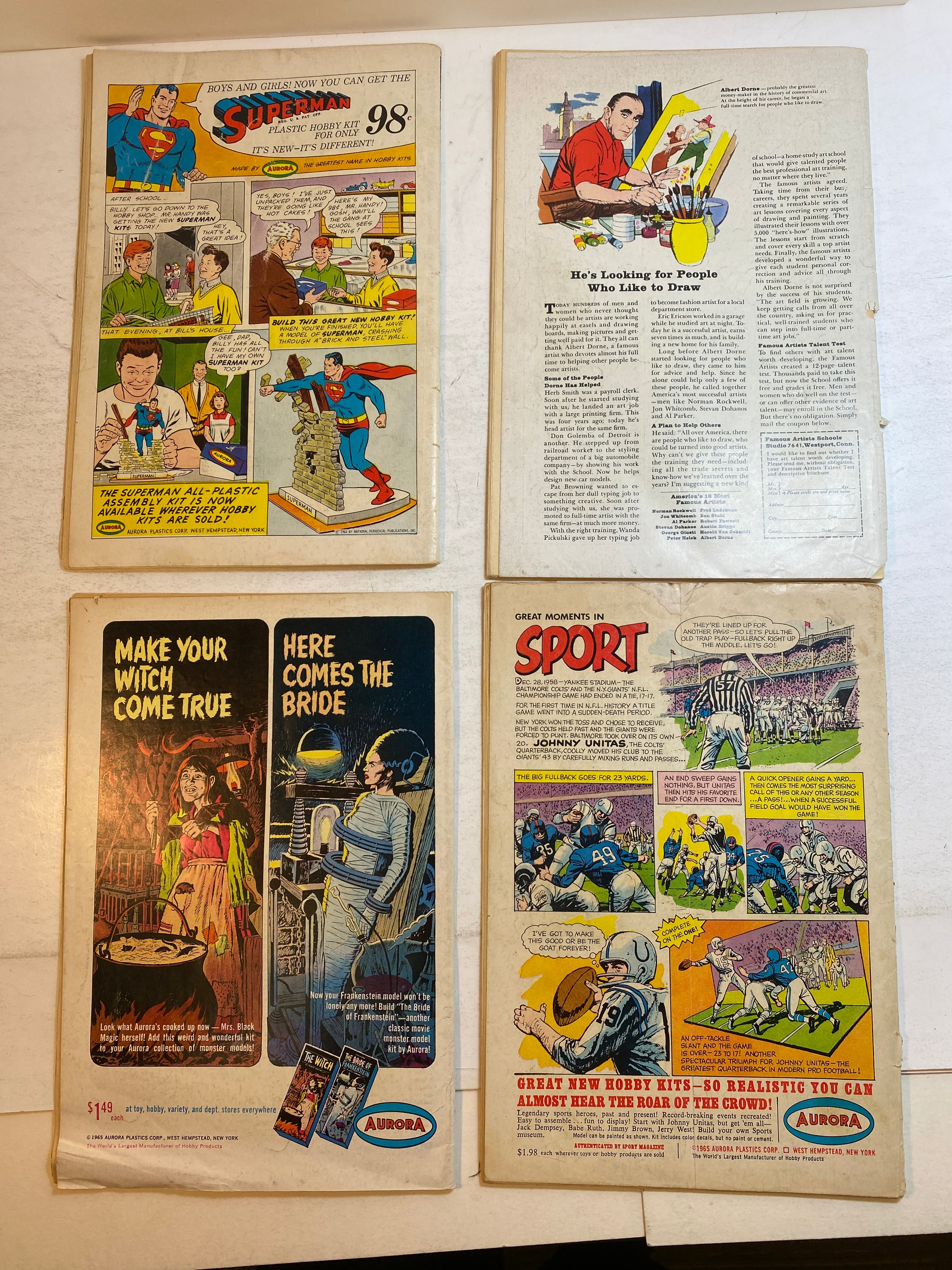 Lot of 4 Superman's Pal Jimmy Olsen DC Comics 1964-1965