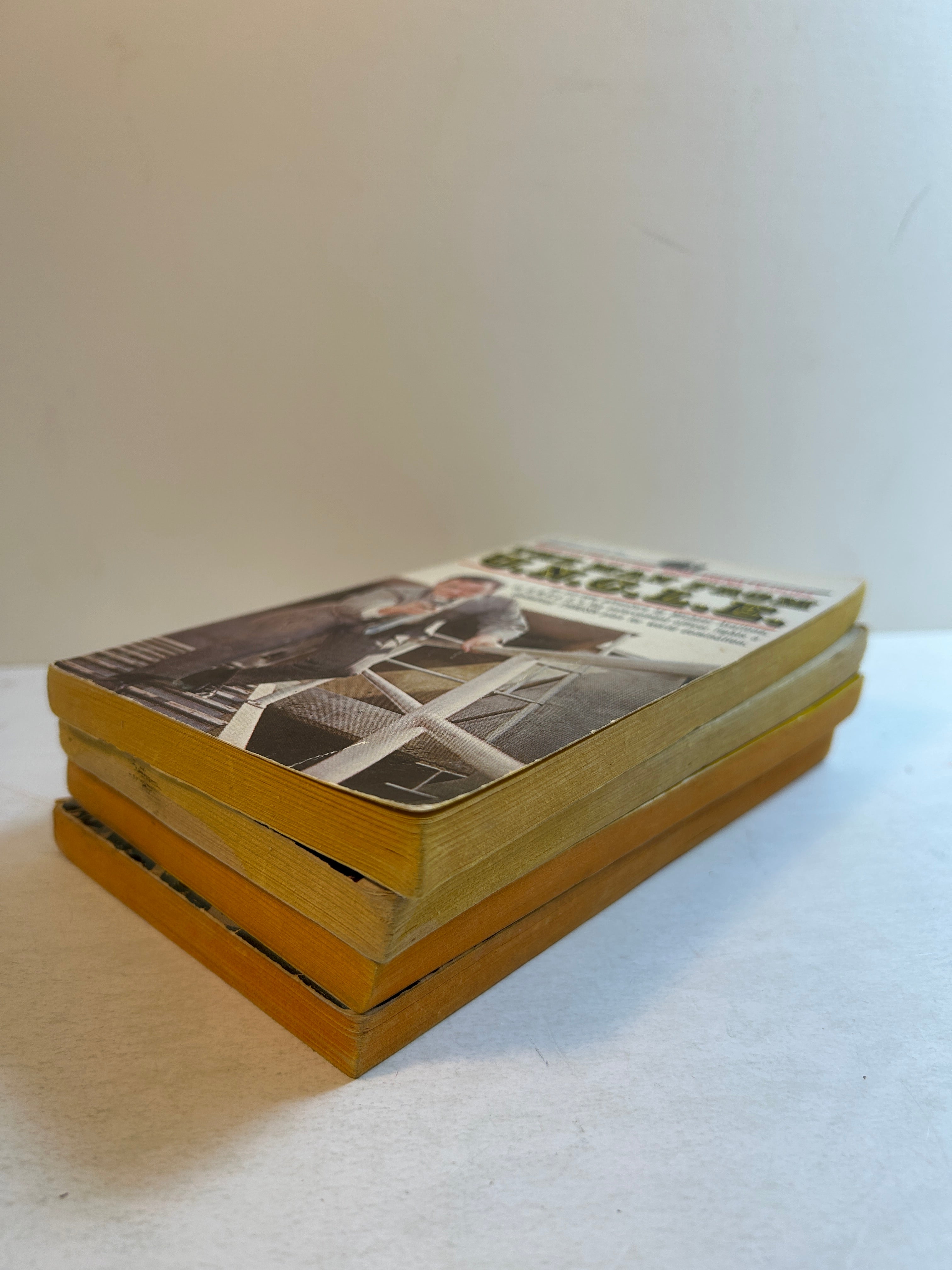 Lot of 4 The Man from U.N.C.L.E. Novels 1965-1967 SC