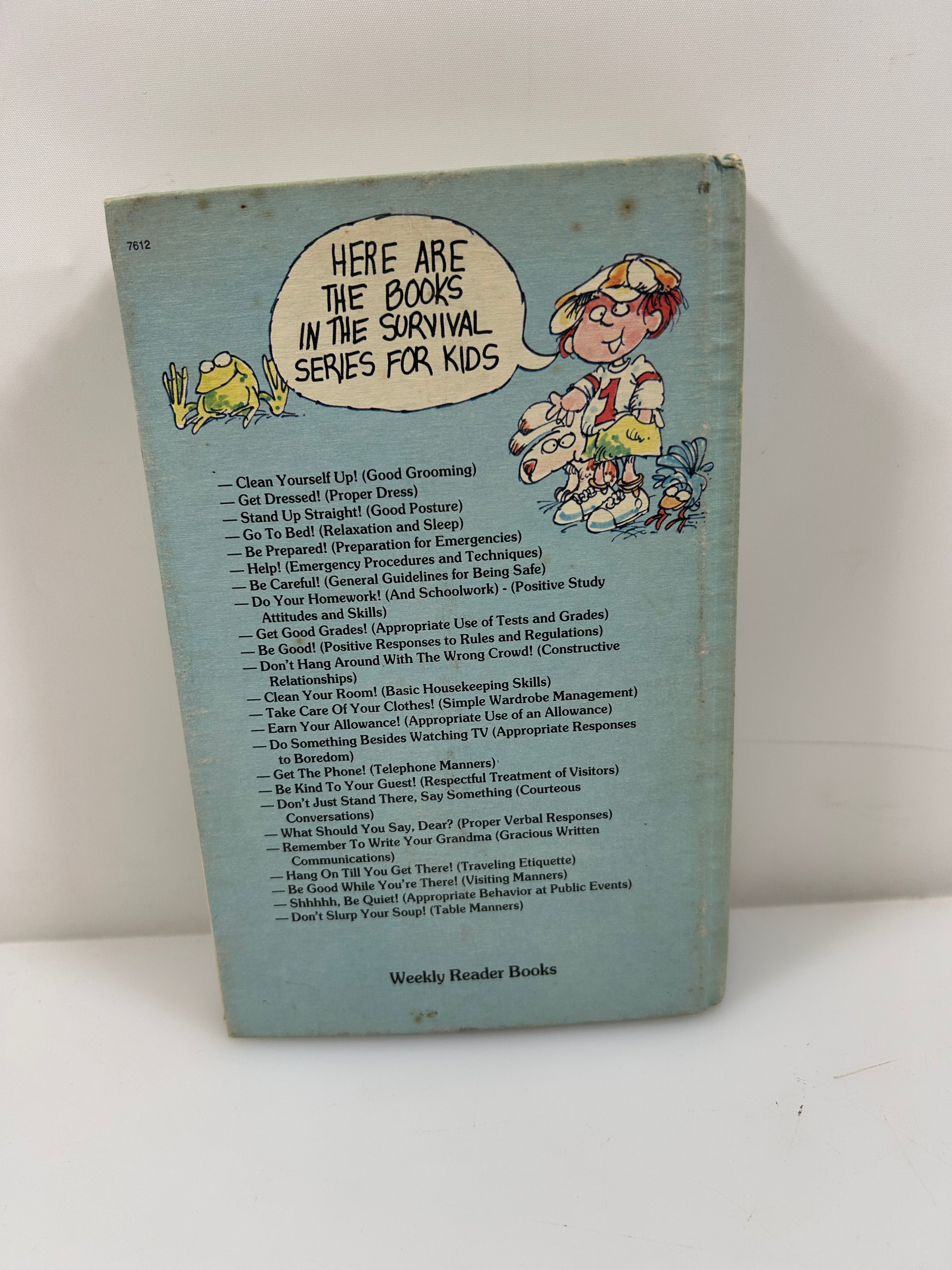 Lot of 4 The Survival Series for Kids What to Do When by Joy Wilt Berry 1982 HC
