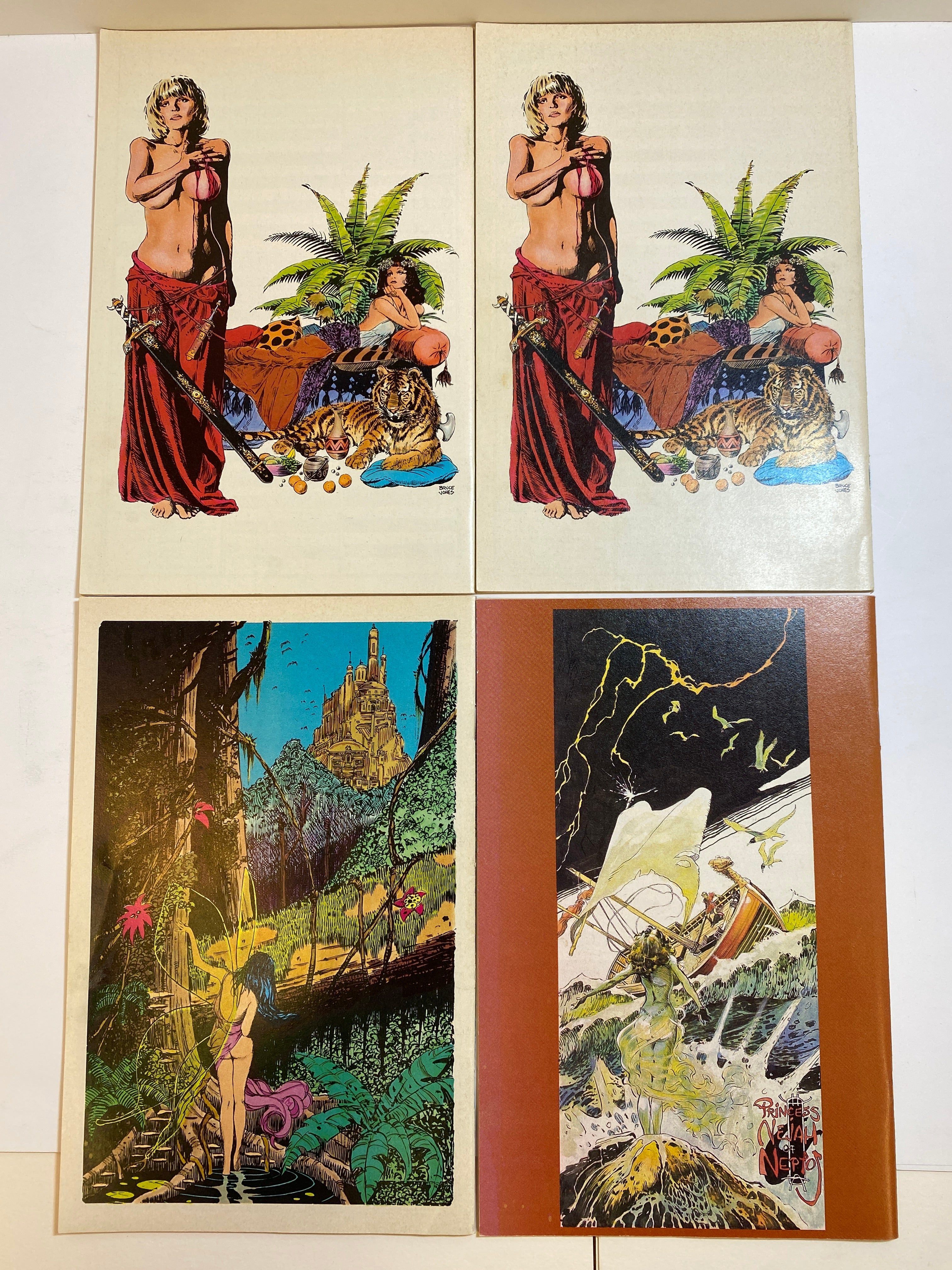 Lot of 4 Twisted Tales of Bruce Jones Eclipse Comics 1986