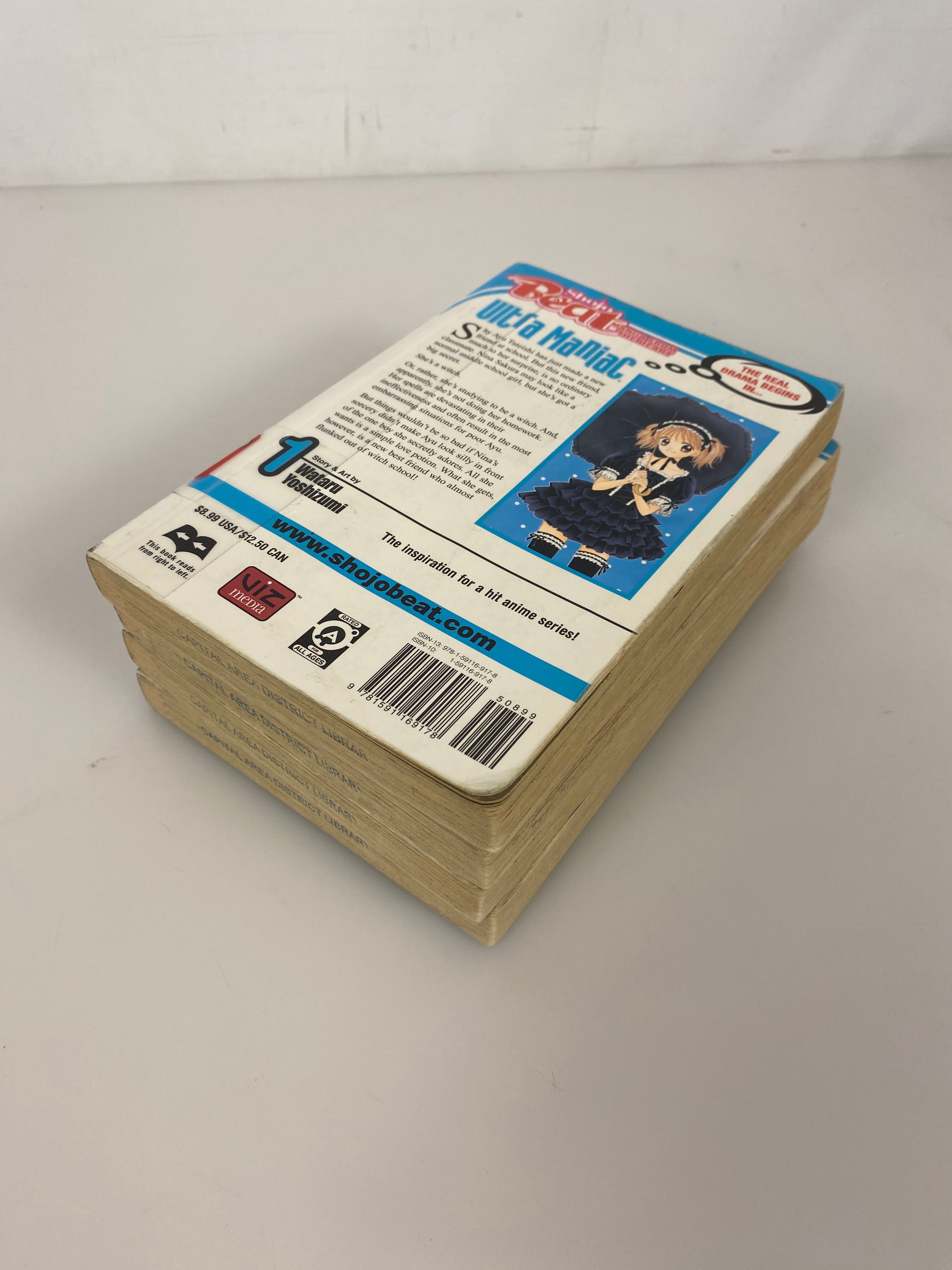 Lot of 4 Ultra Maniac Manga Waitaru Yoshizumi 1-4 2005-2006