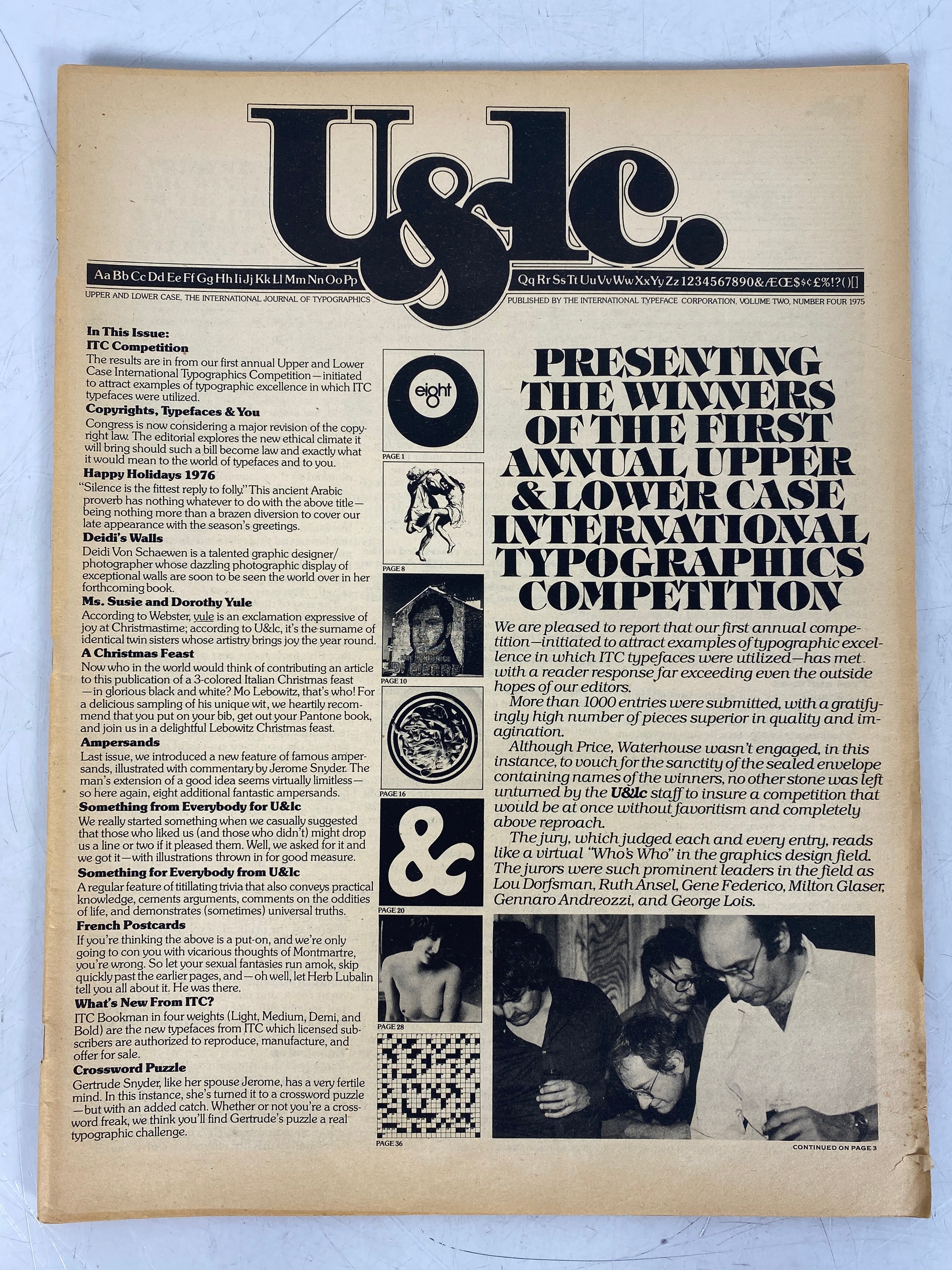 Lot of 4 Upper and Lower Case Magazine (1975) Complete