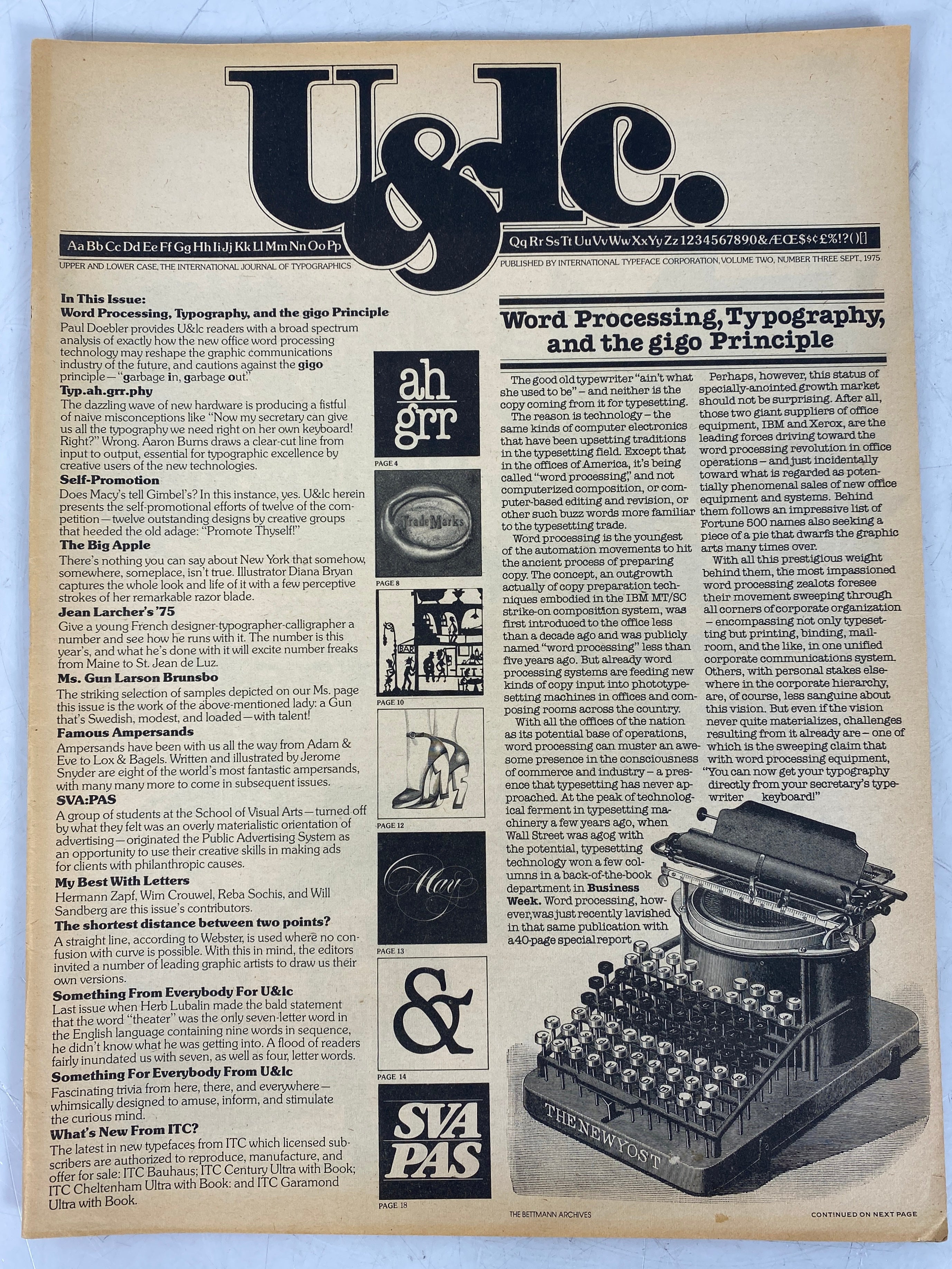 Lot of 4 Upper and Lower Case Magazine (1975) Complete