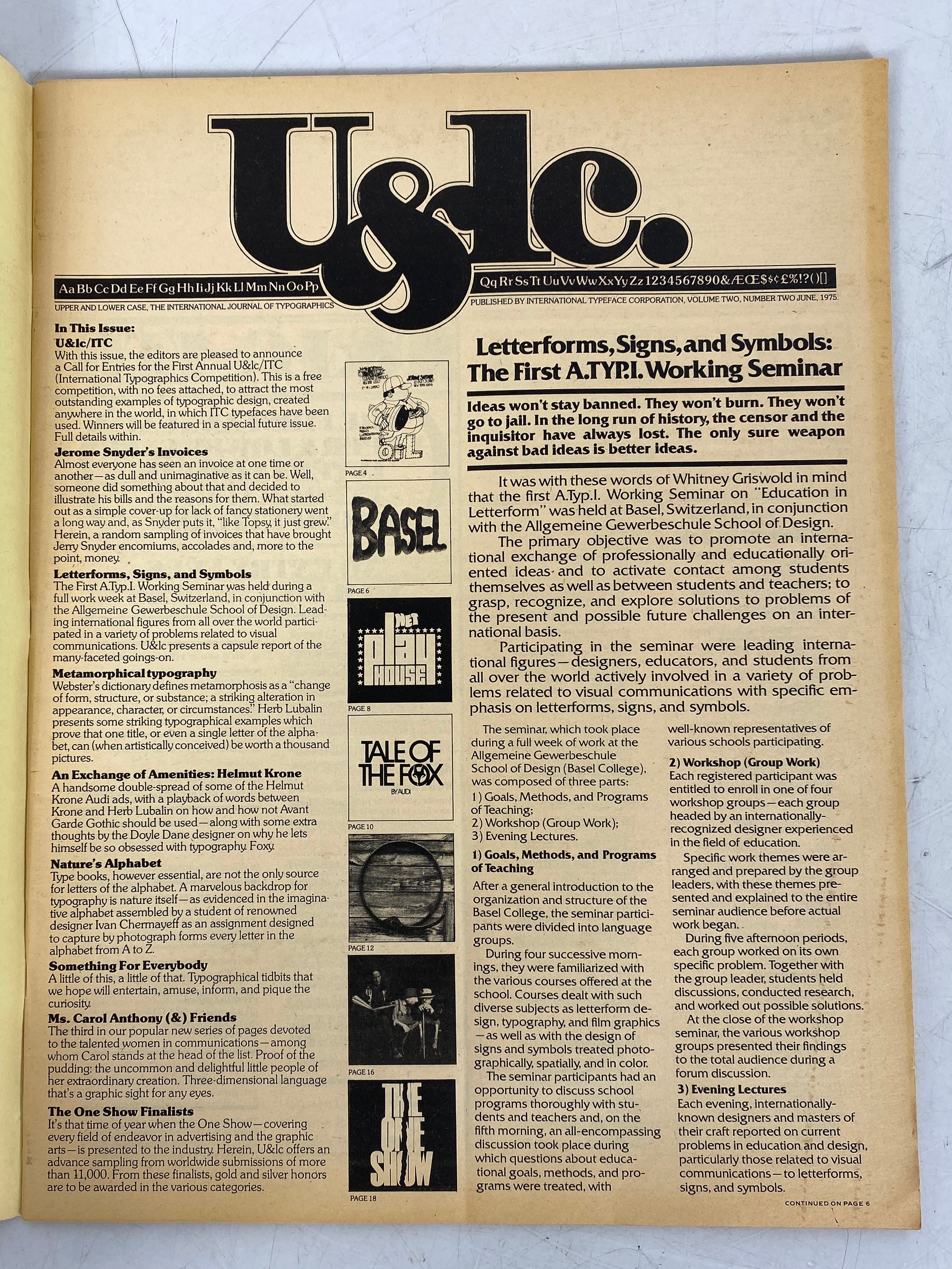 Lot of 4 Upper and Lower Case Magazine (1975) Complete