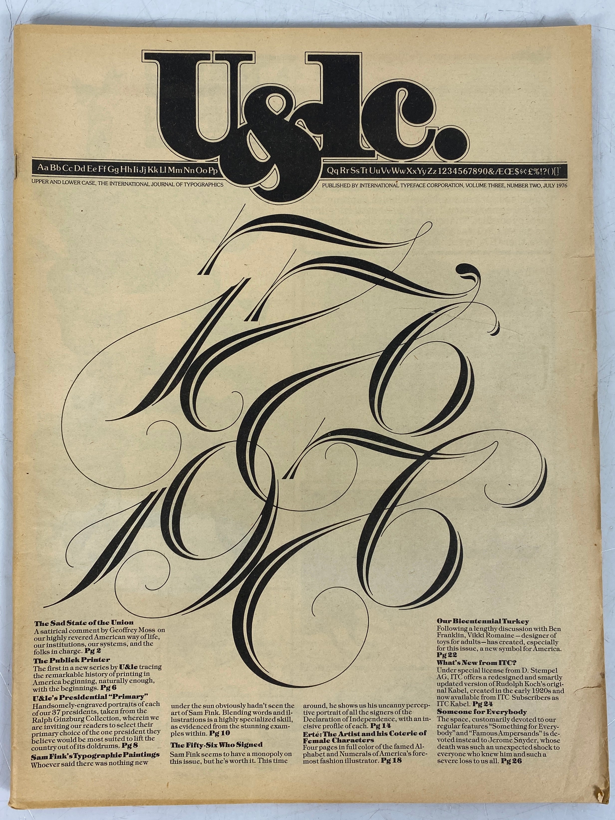 Lot of 4 Upper and Lower Case Magazine (1976) Complete