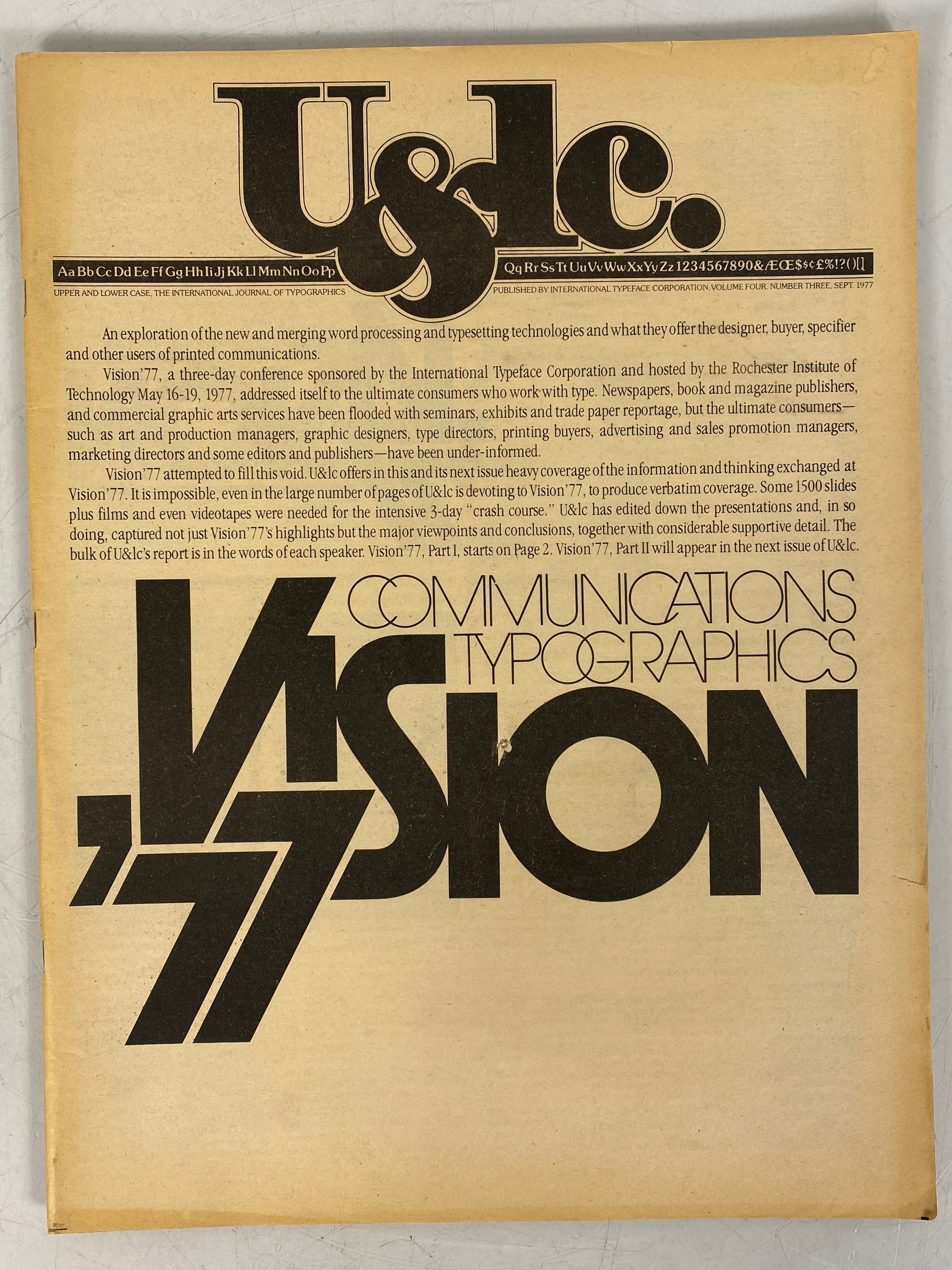 Lot of 4 Upper and Lower Case Magazine (1977) Complete
