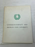 Lot of 4 Vintage MSU Michigan State Commencement Programs 1960-1969