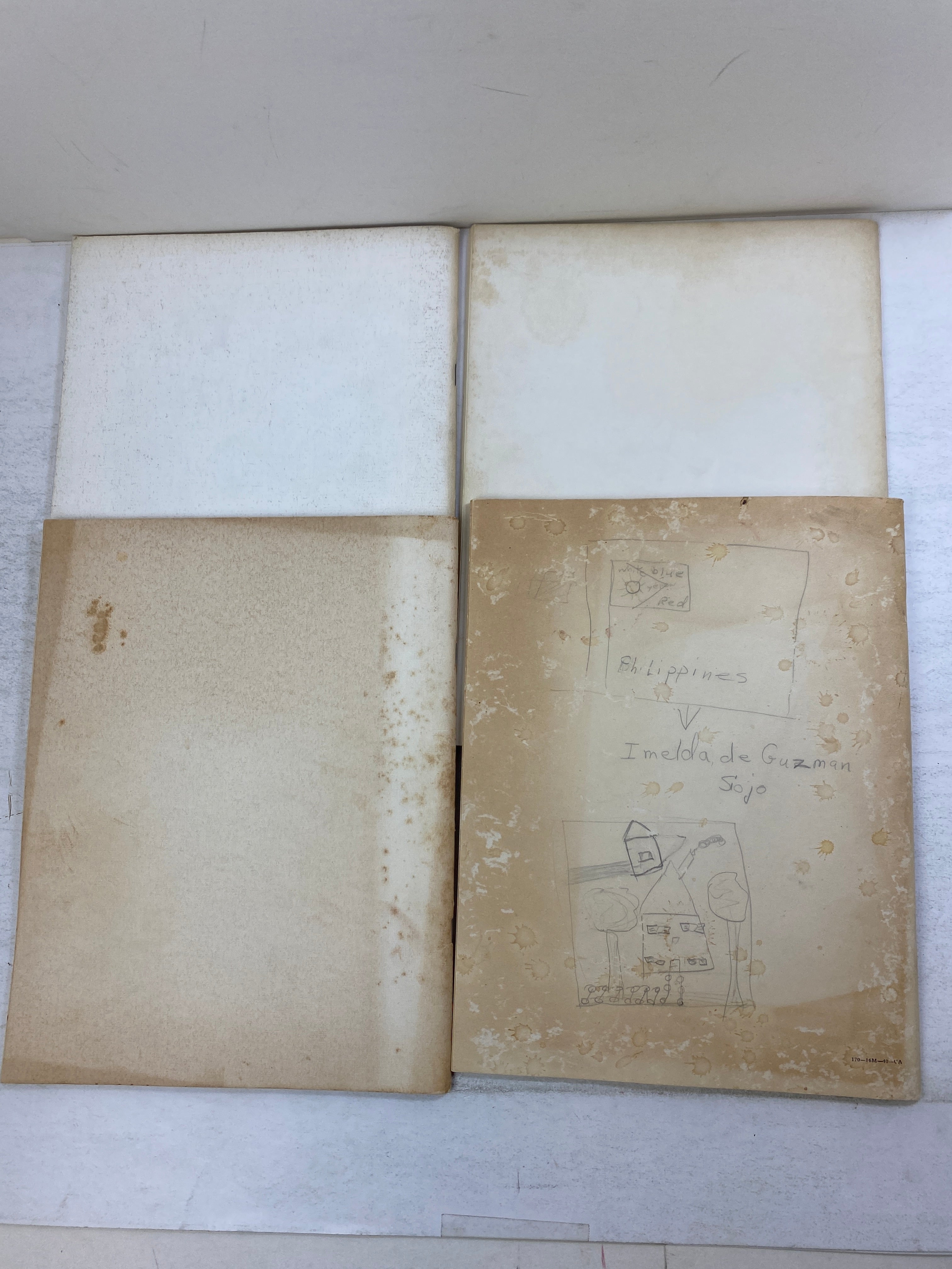 Lot of 4 Vintage MSU Michigan State Commencement Programs 1960-1969