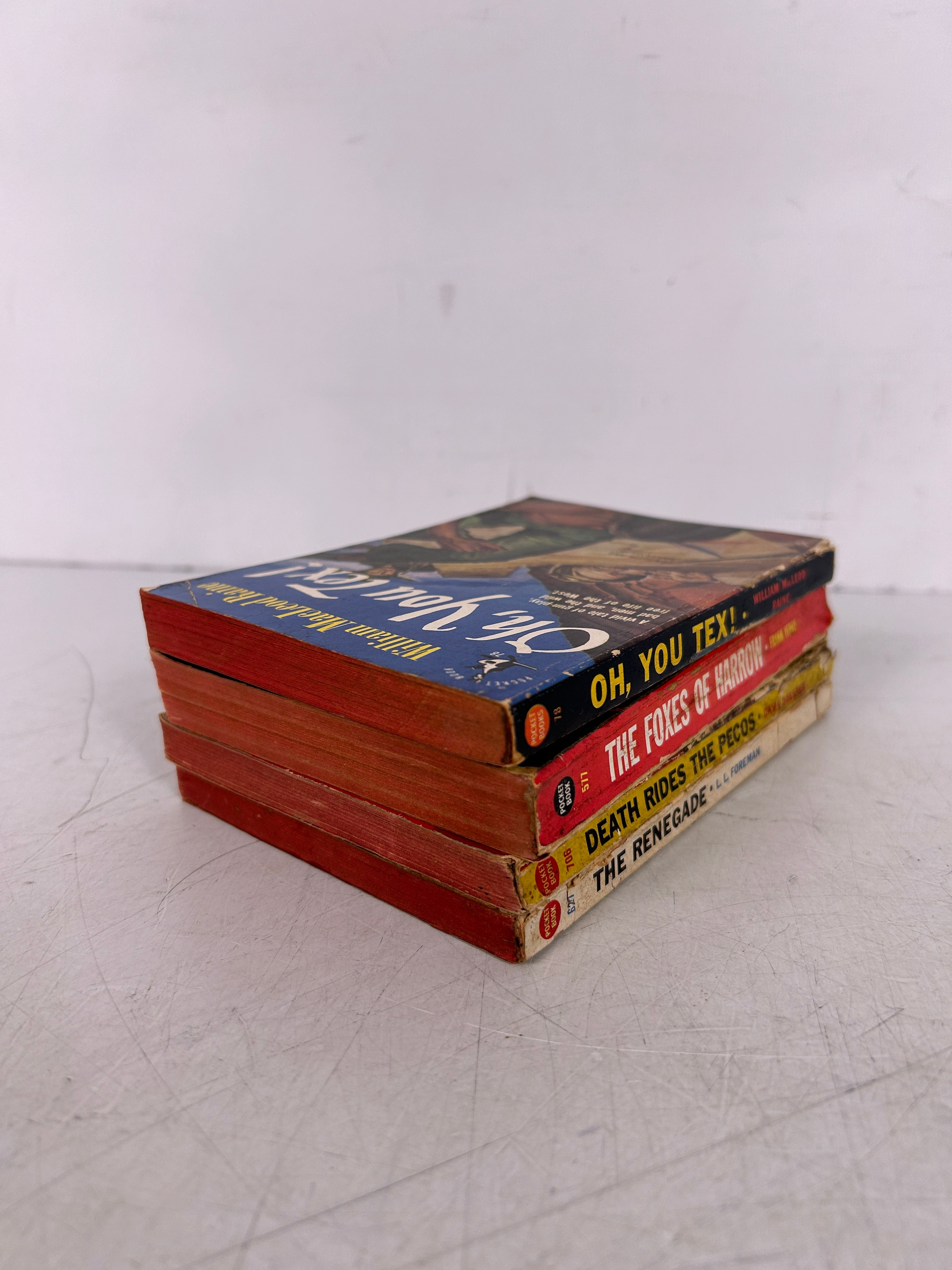 Lot of 4 Vintage Pulp Pocket Book Paperbacks 1948-1950 SC