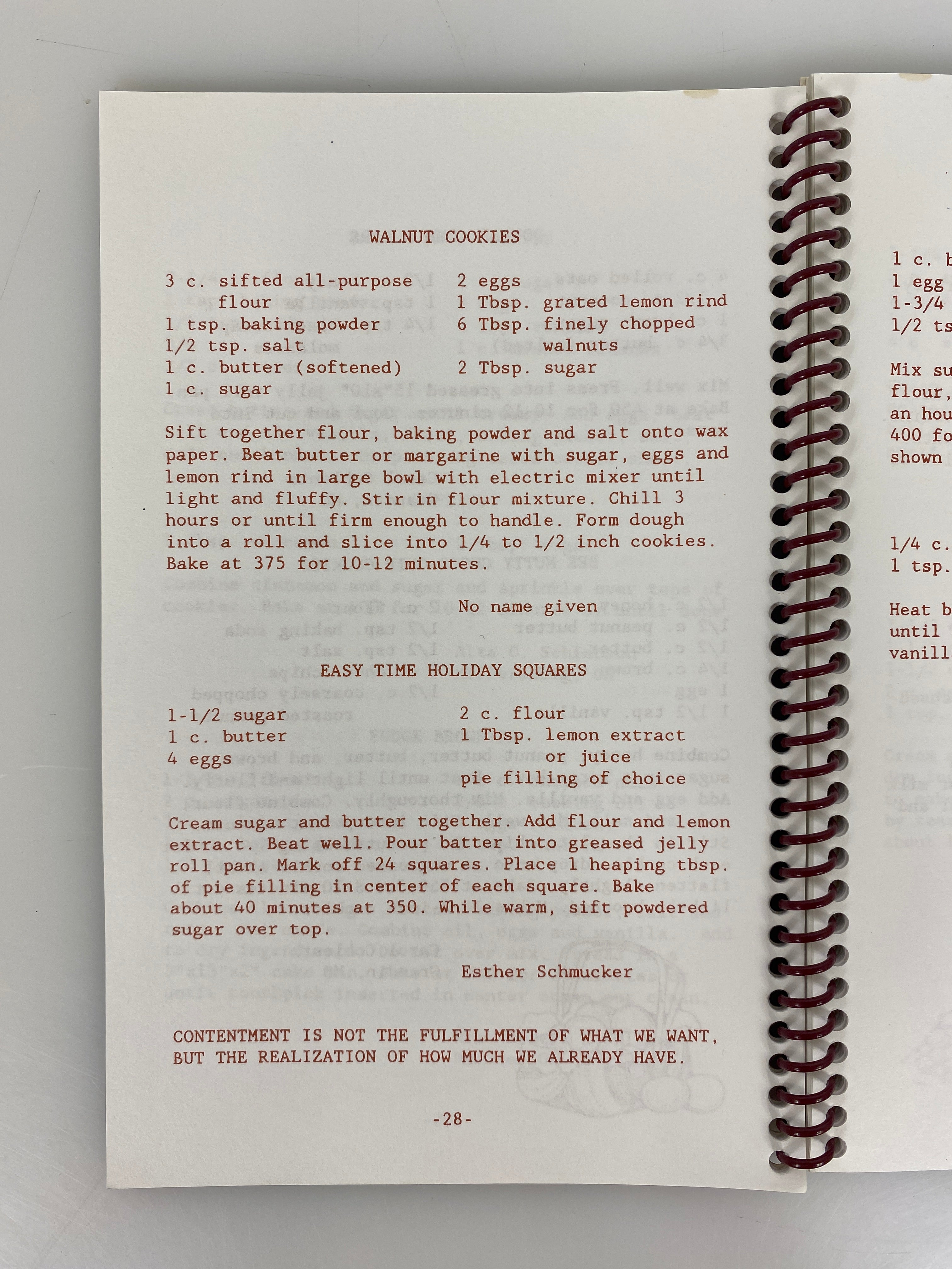 Lot of 4 Vintage Spiral-Bound Cookbooks Yooper Recipes/Cookies/Steelcase Chefs