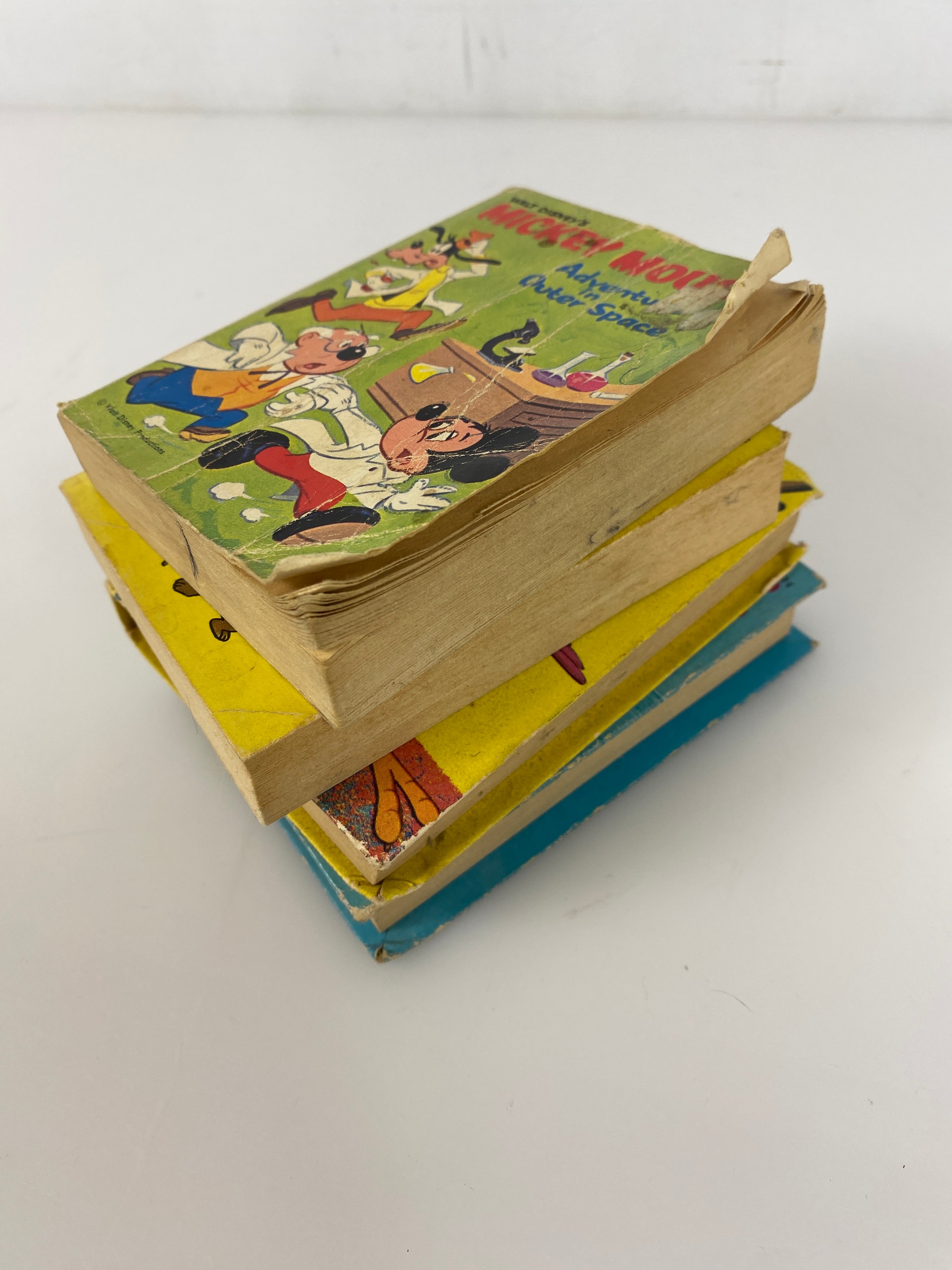 Lot of 4 Big Little Books Mickey Mouse Flipper Tom and Jerry 1967-1968