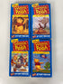 Lot of 4 Winnie the Pooh Disney VHS tapes