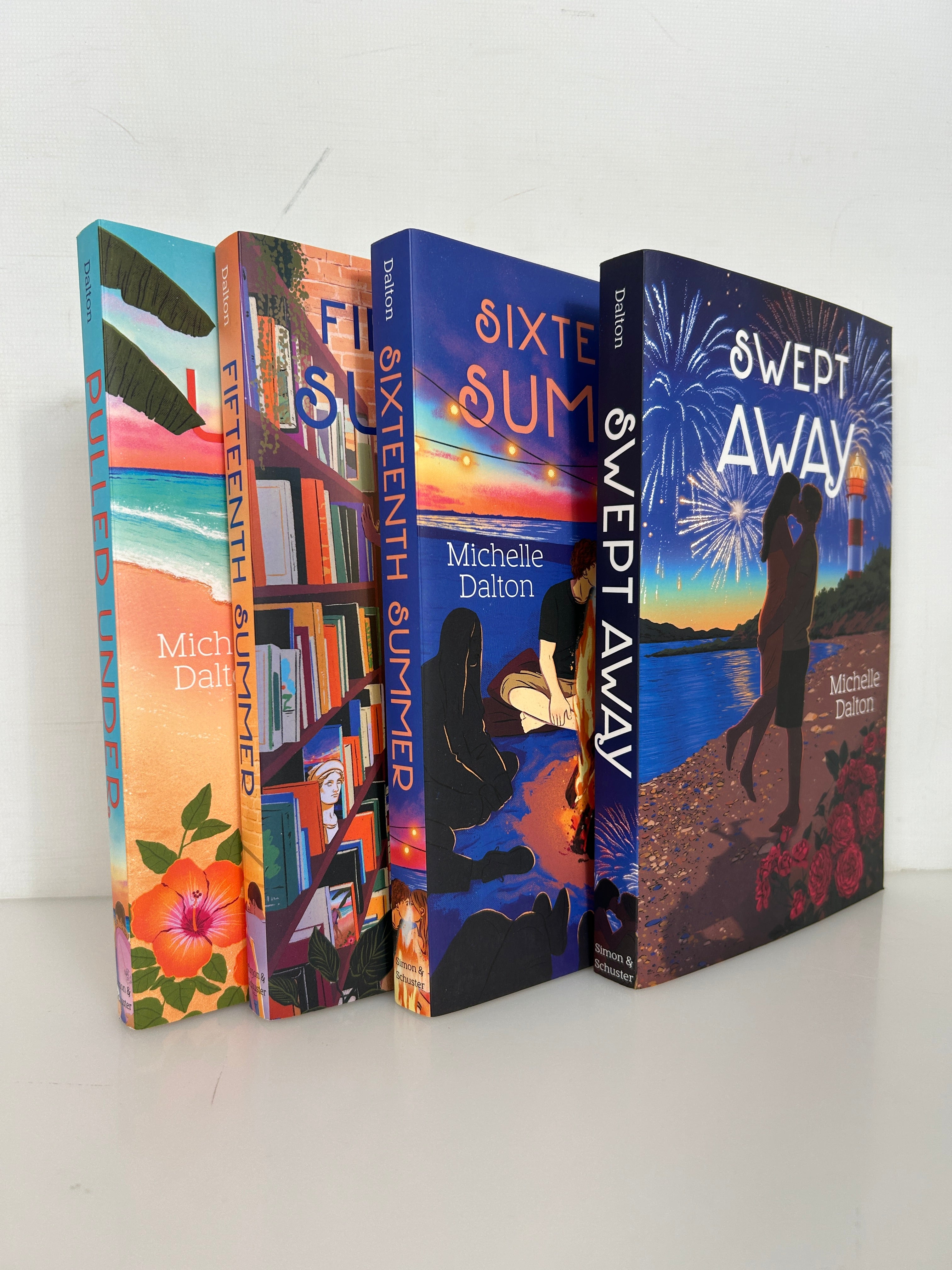 Lot of 4 YA by Michelle Dalton 15th/16th Summer, Swept Away & Pulled Under SC
