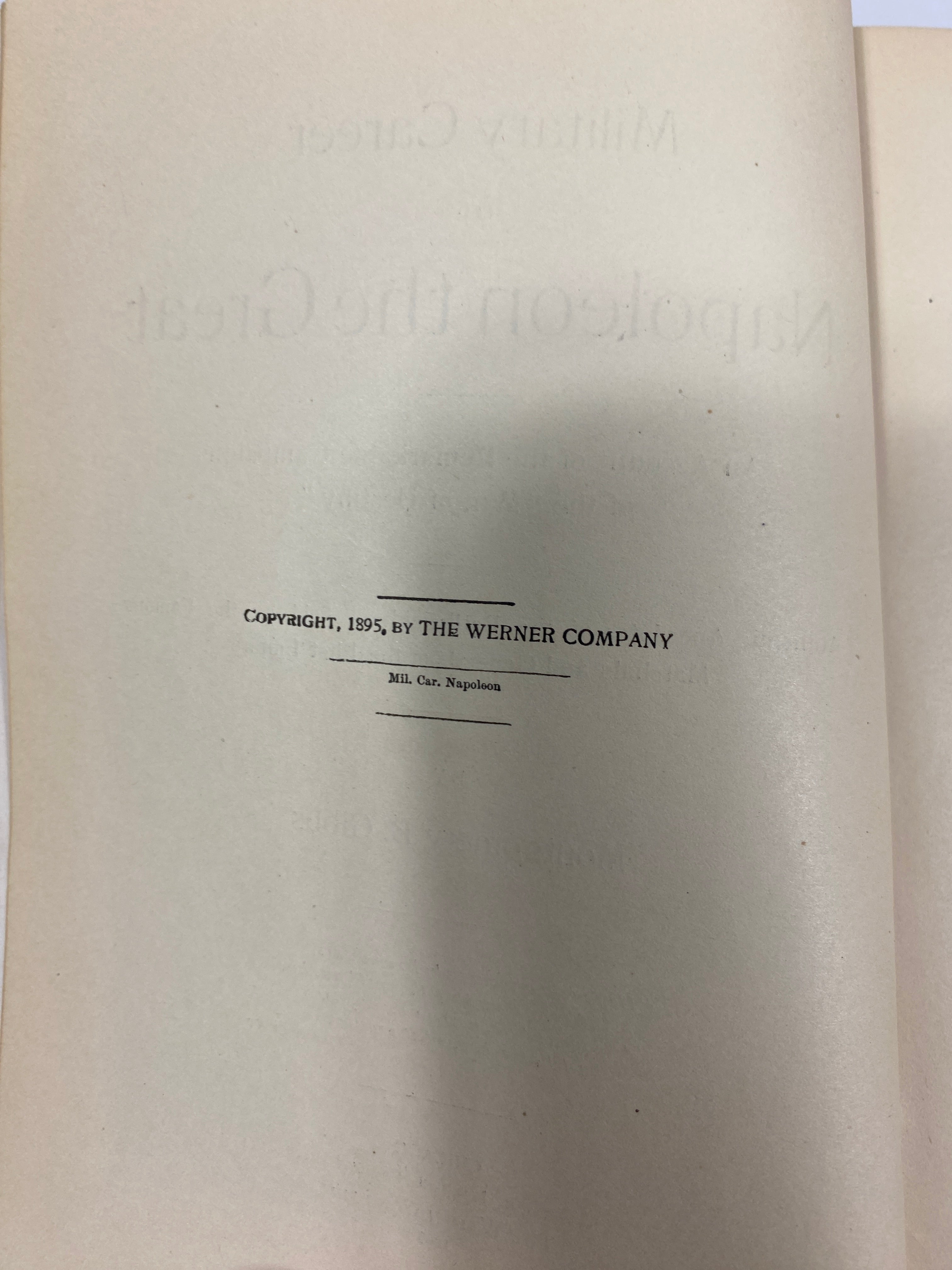 Lot of 4 Young Folks' History Werner Company 1895 HC