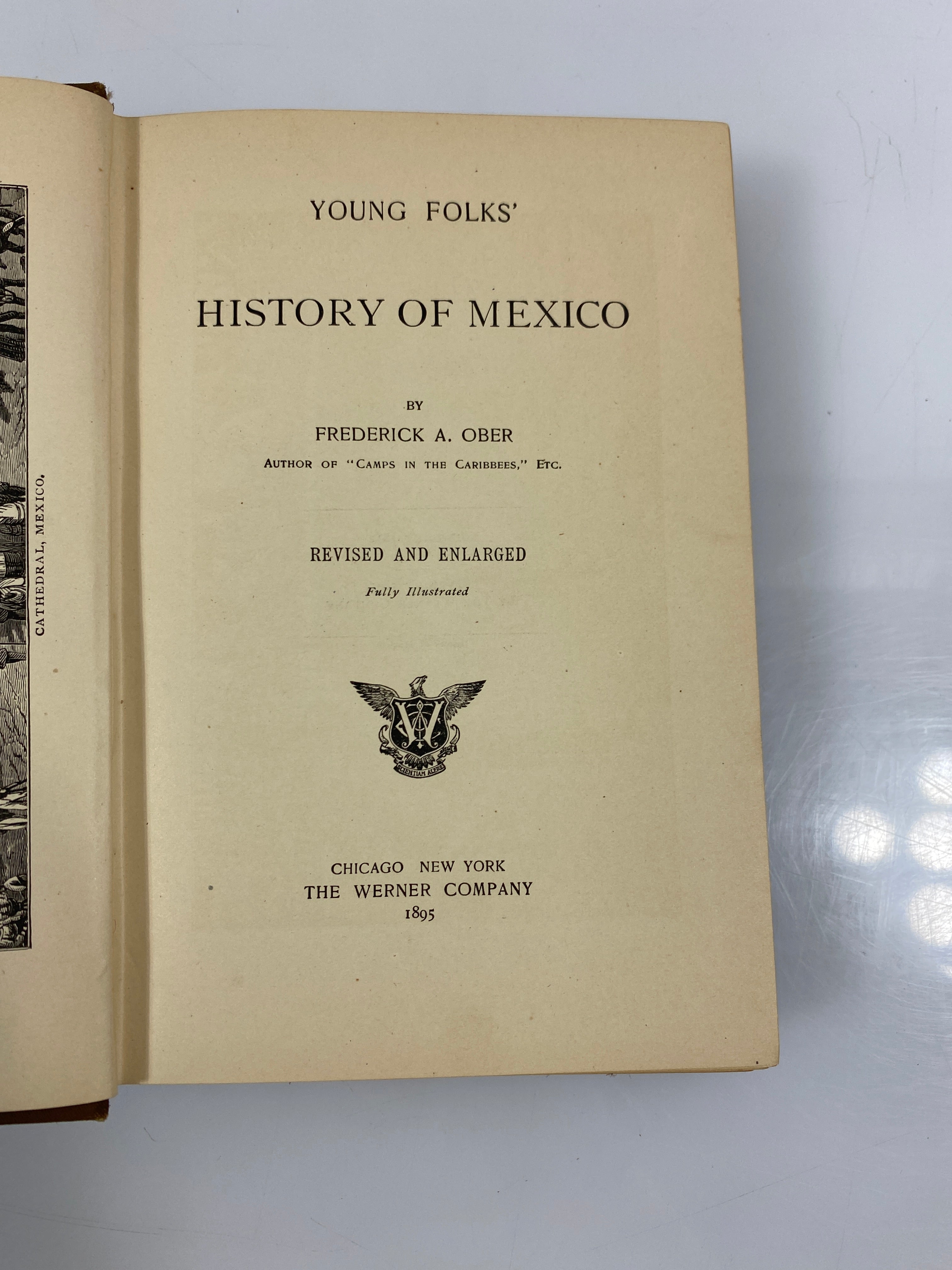 Lot of 4 Young Folks' History Werner Company 1895 HC