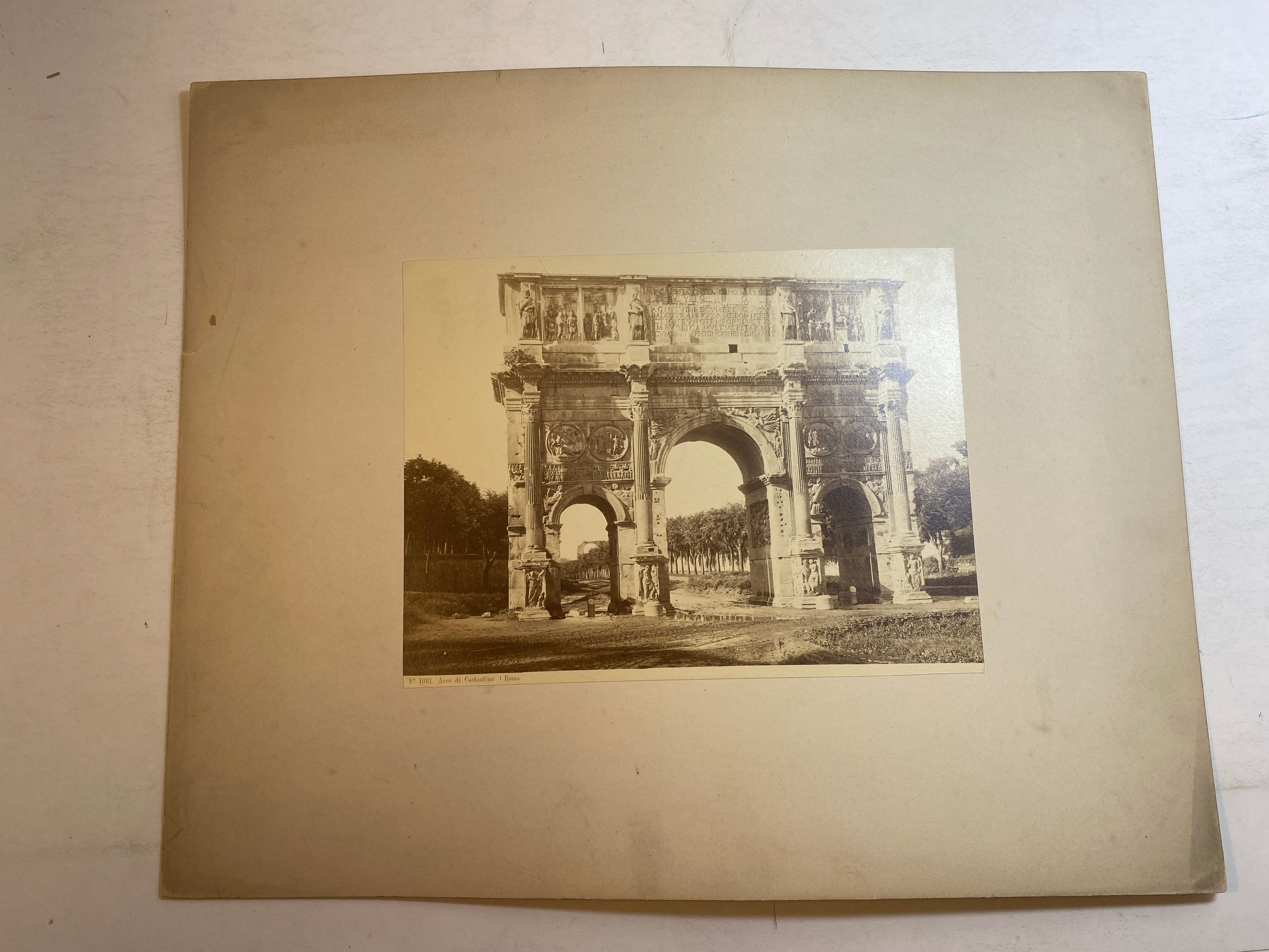 Lot of 40+ Matted Vintage Roman/Italian Architectural Pictures