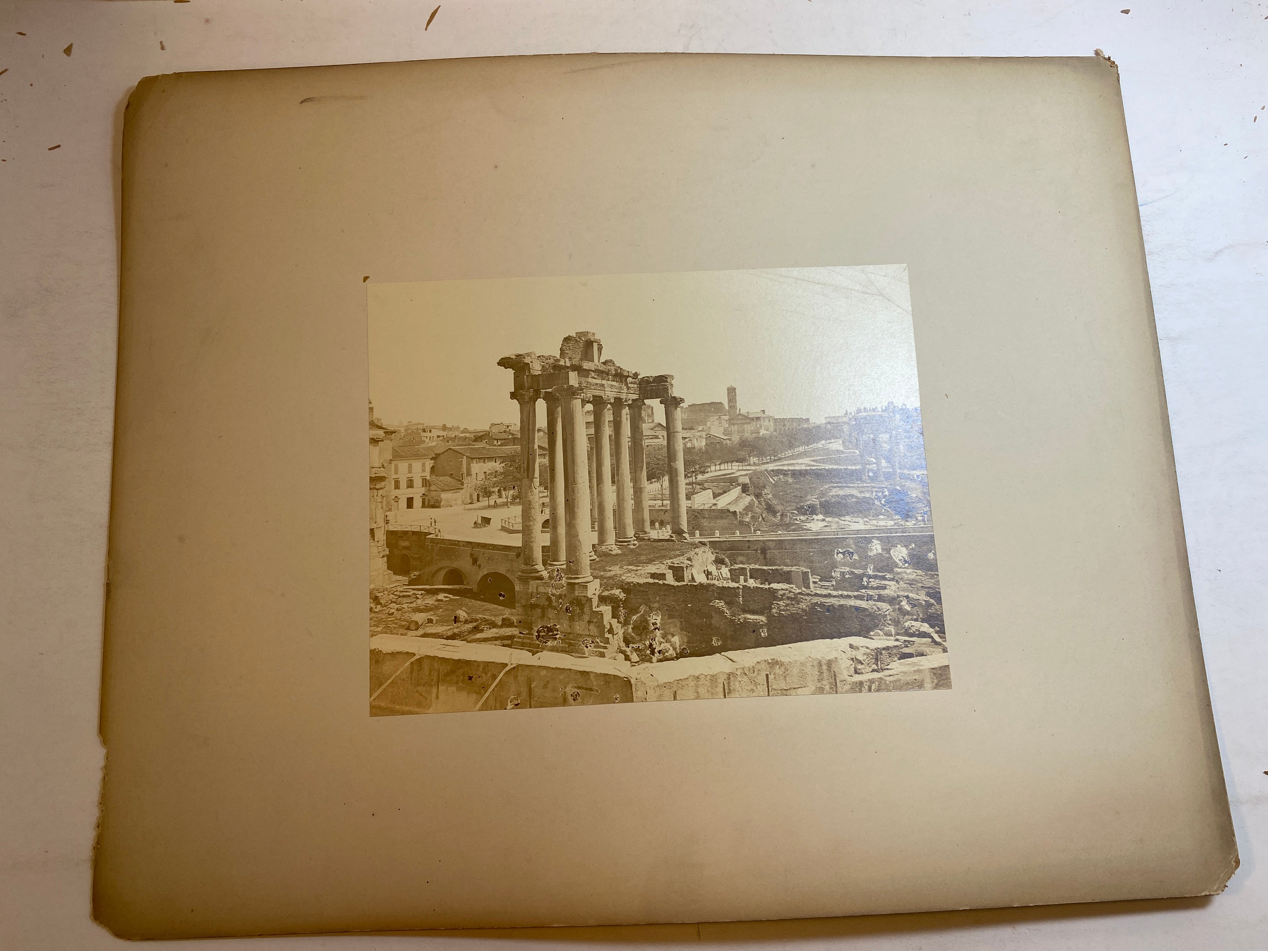 Lot of 40+ Matted Vintage Roman/Italian Architectural Pictures