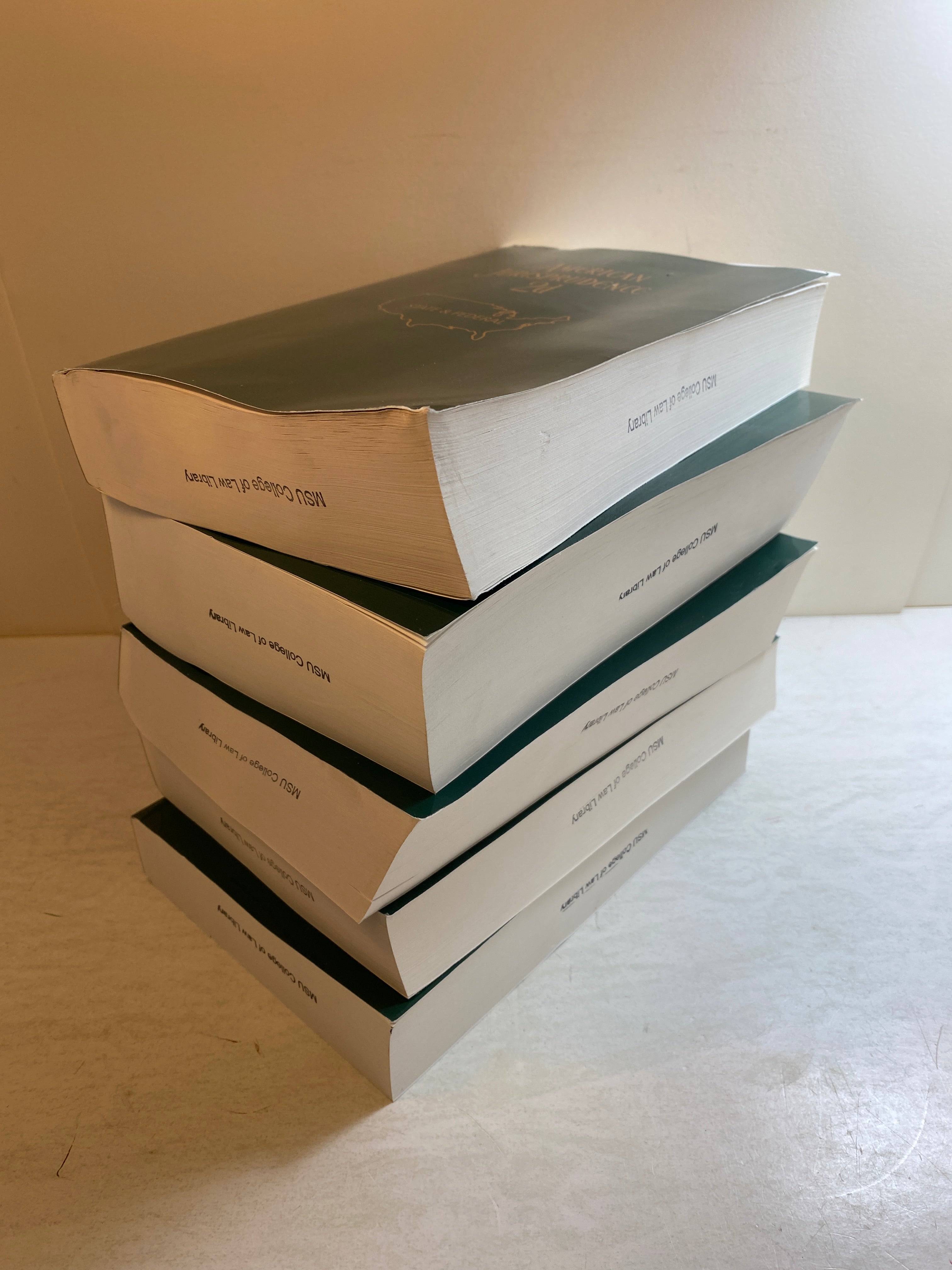 Lot of 5 American Jurisorudence Vols 33, 33A, 34, 34A 34B 2022 Ex Lib