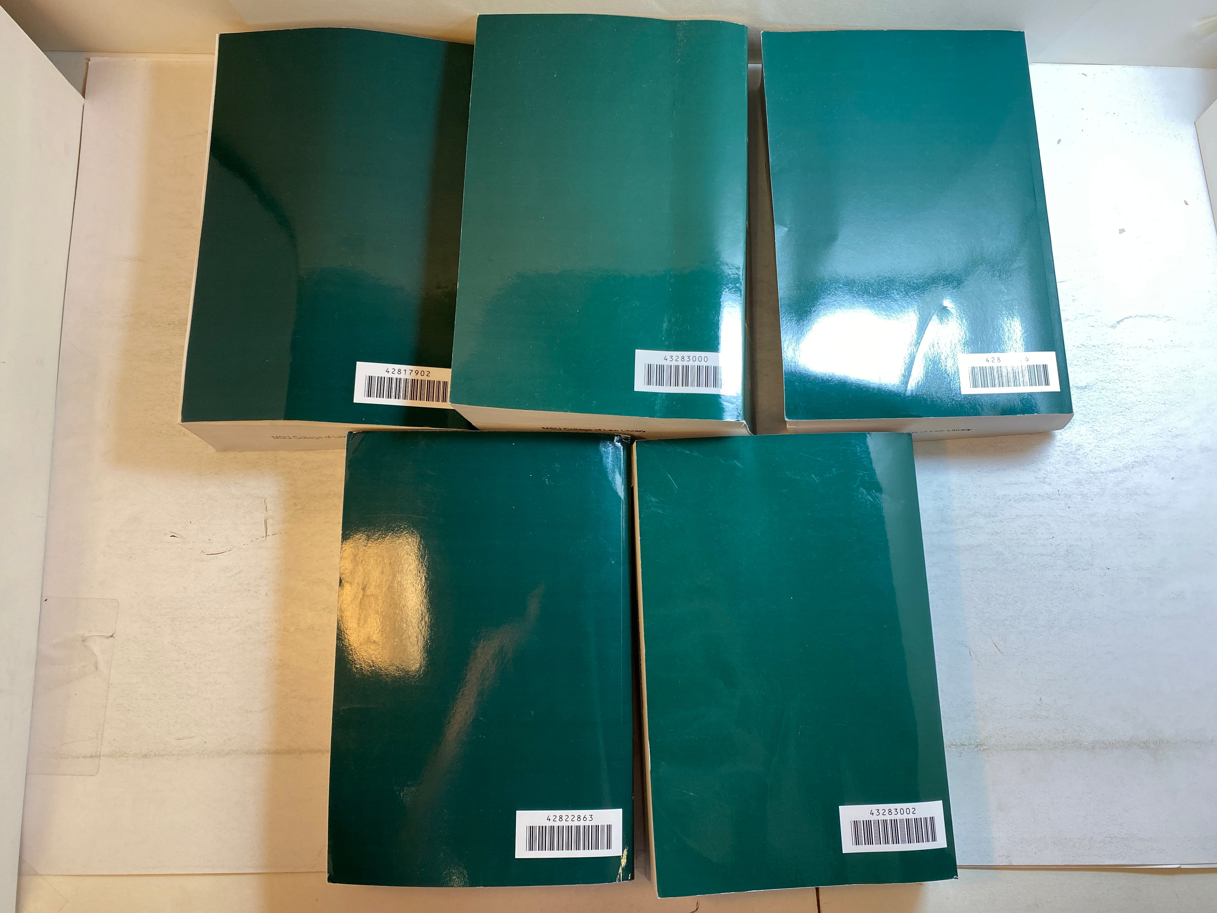 Lot of 5 American Jurisorudence Vols 33, 33A, 34, 34A 34B 2022 Ex Lib
