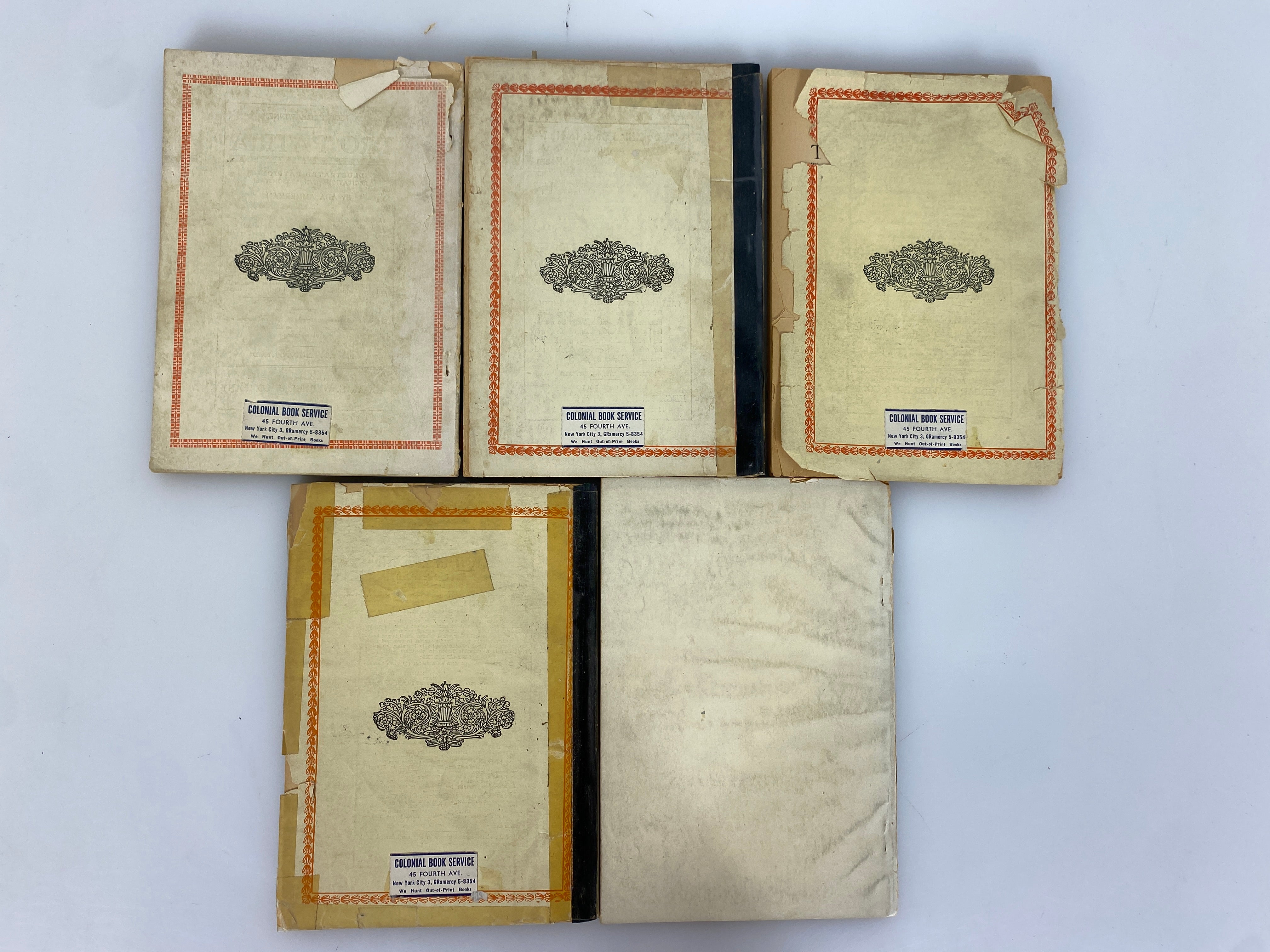 Lot of 5 Antique Werner's Readings & Recitations 1899-1928 SC Ex-Library