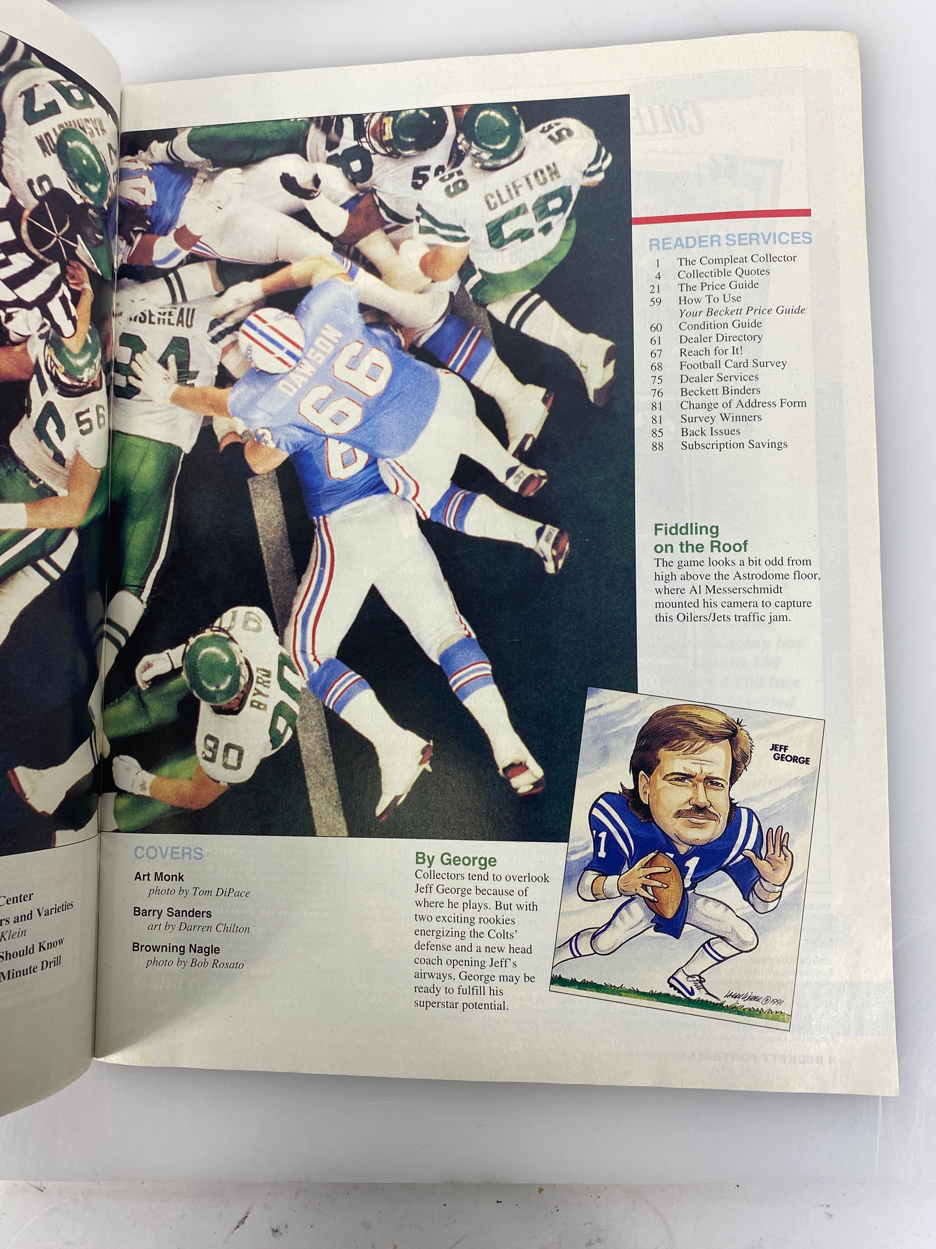 Lot of 5 Beckett Football Monthly Dan Marino Derrick Thomas 1992-1993