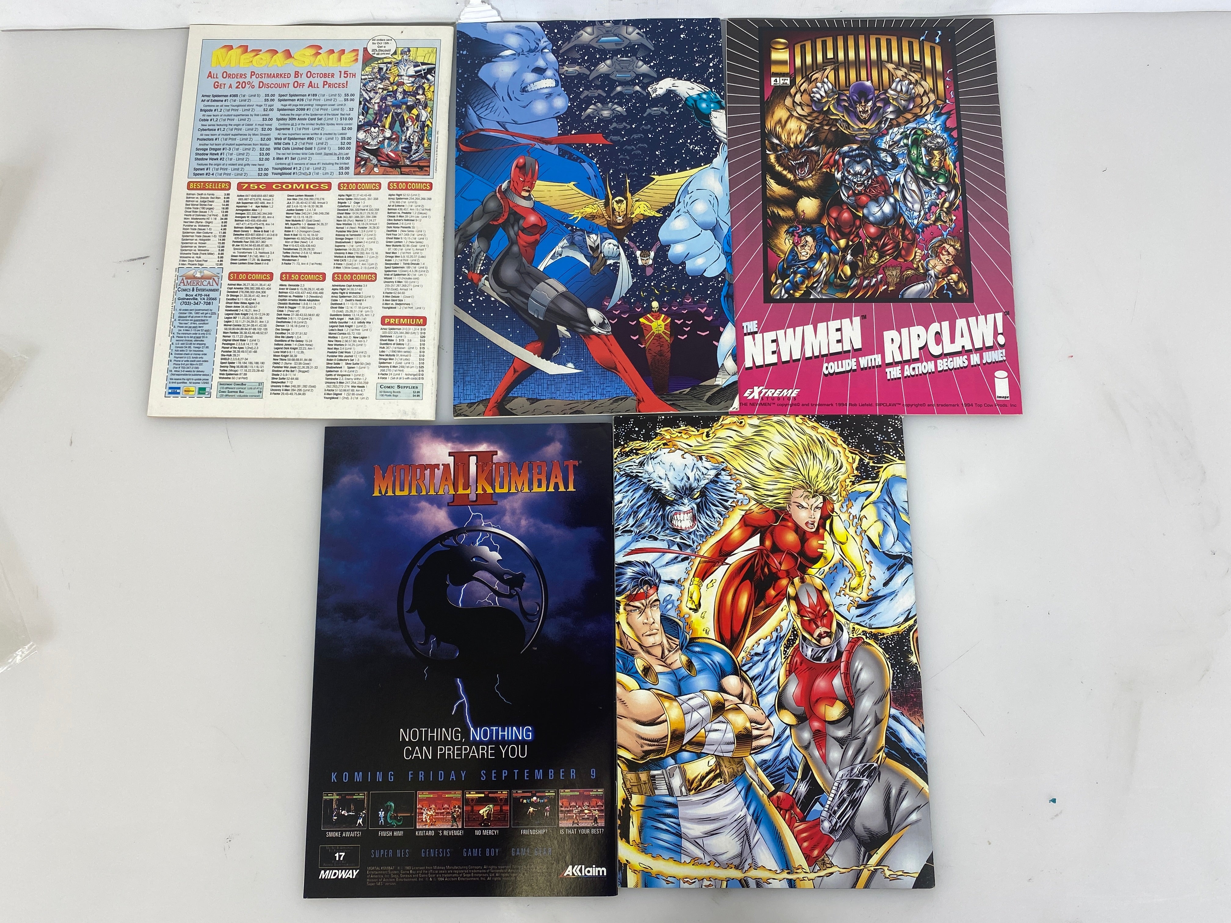 Lot of 5 Brigade Image Comics 1992-1994