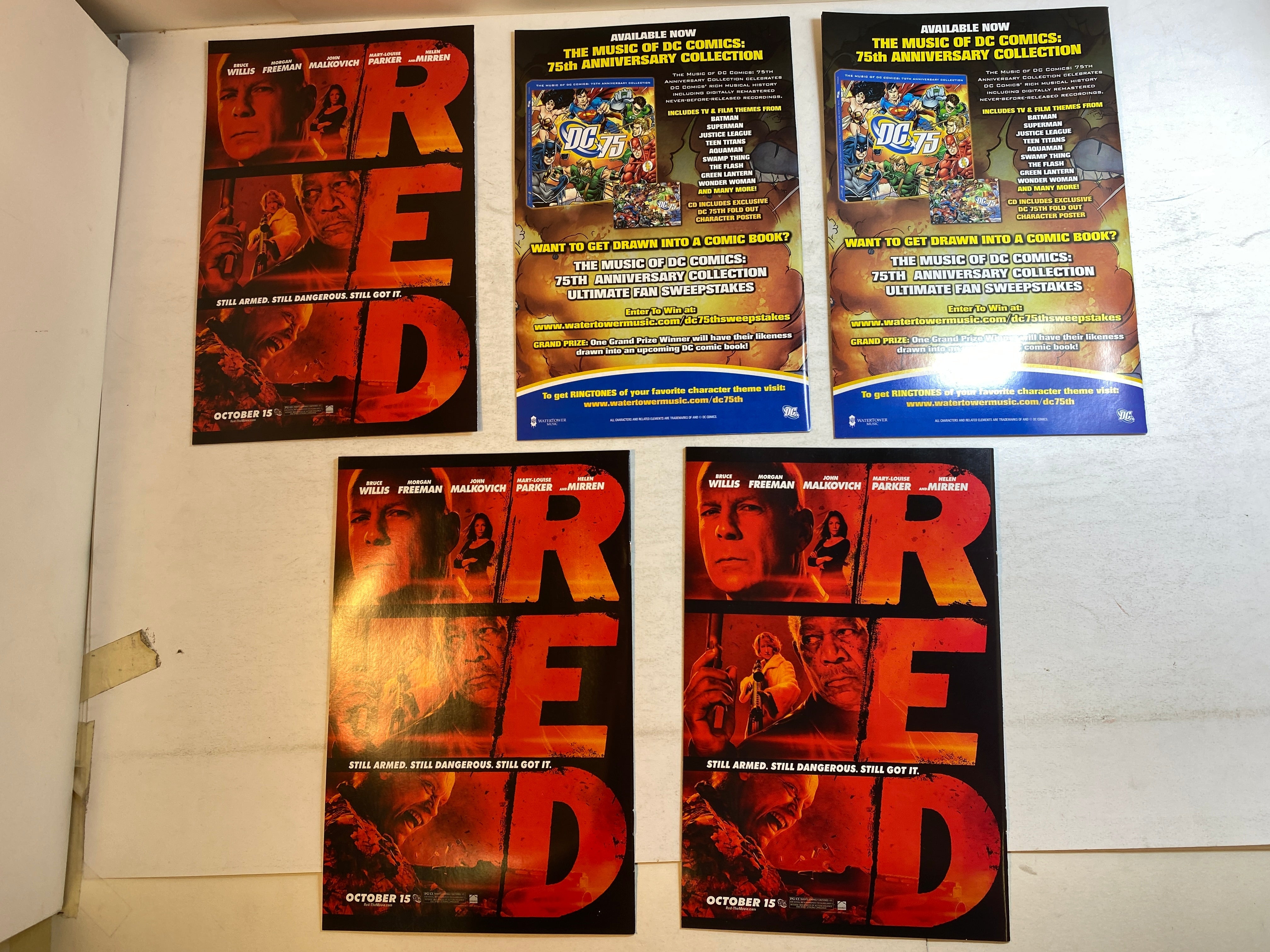 Lot of 5 Bruce Wayne Road Home One Shots Batman DC 2010