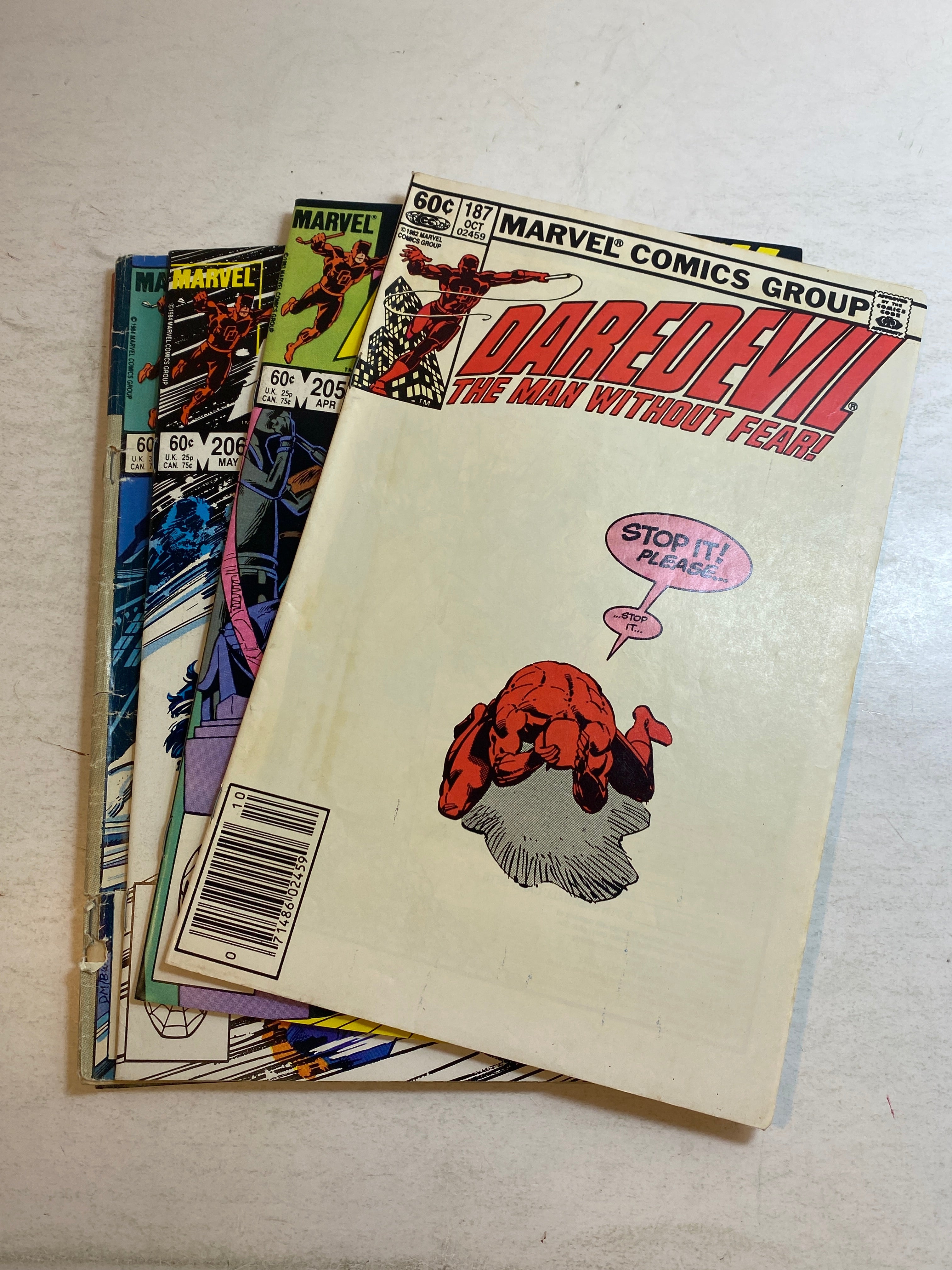 Lot of 5 Daredevil Marvel Comics 1982-1984
