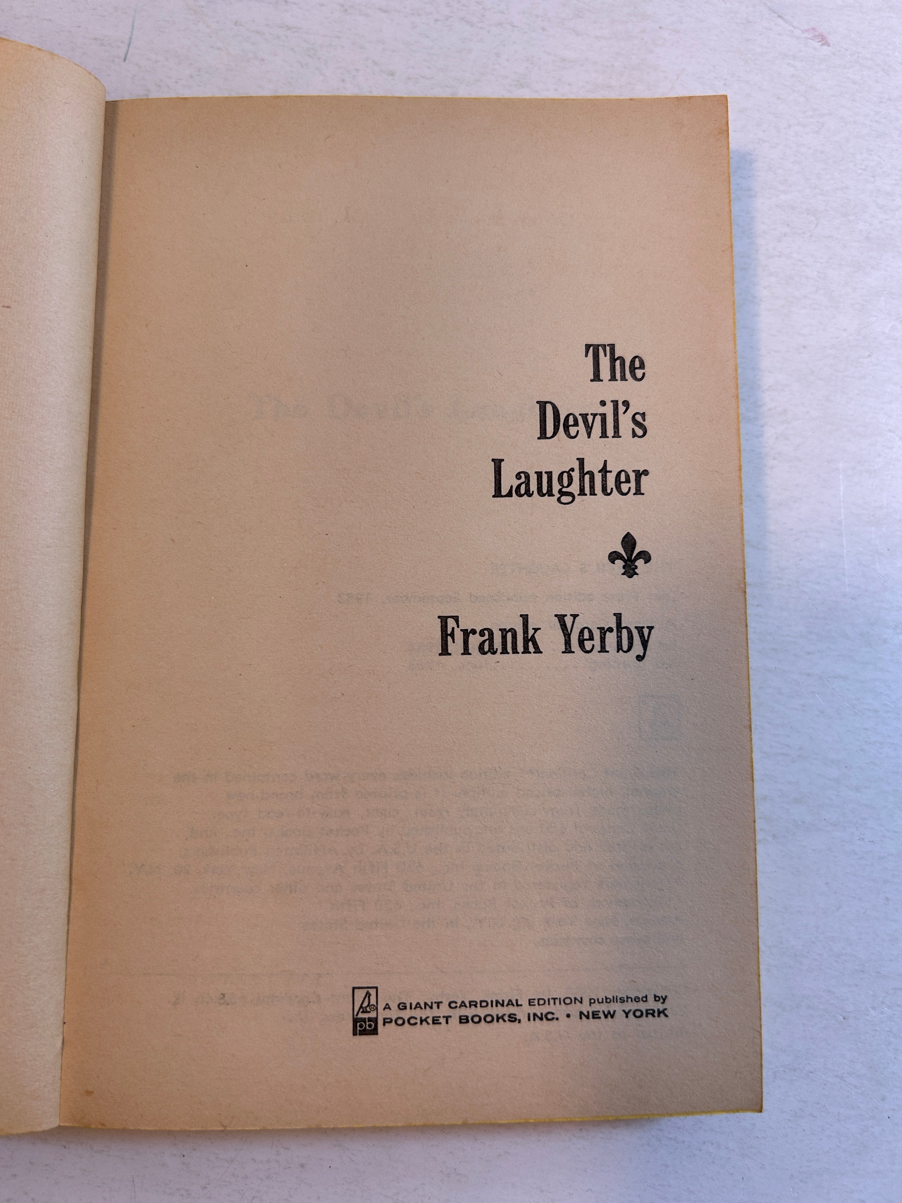 Lot of 5 Frank Yerby Novels 1959-1965 SC