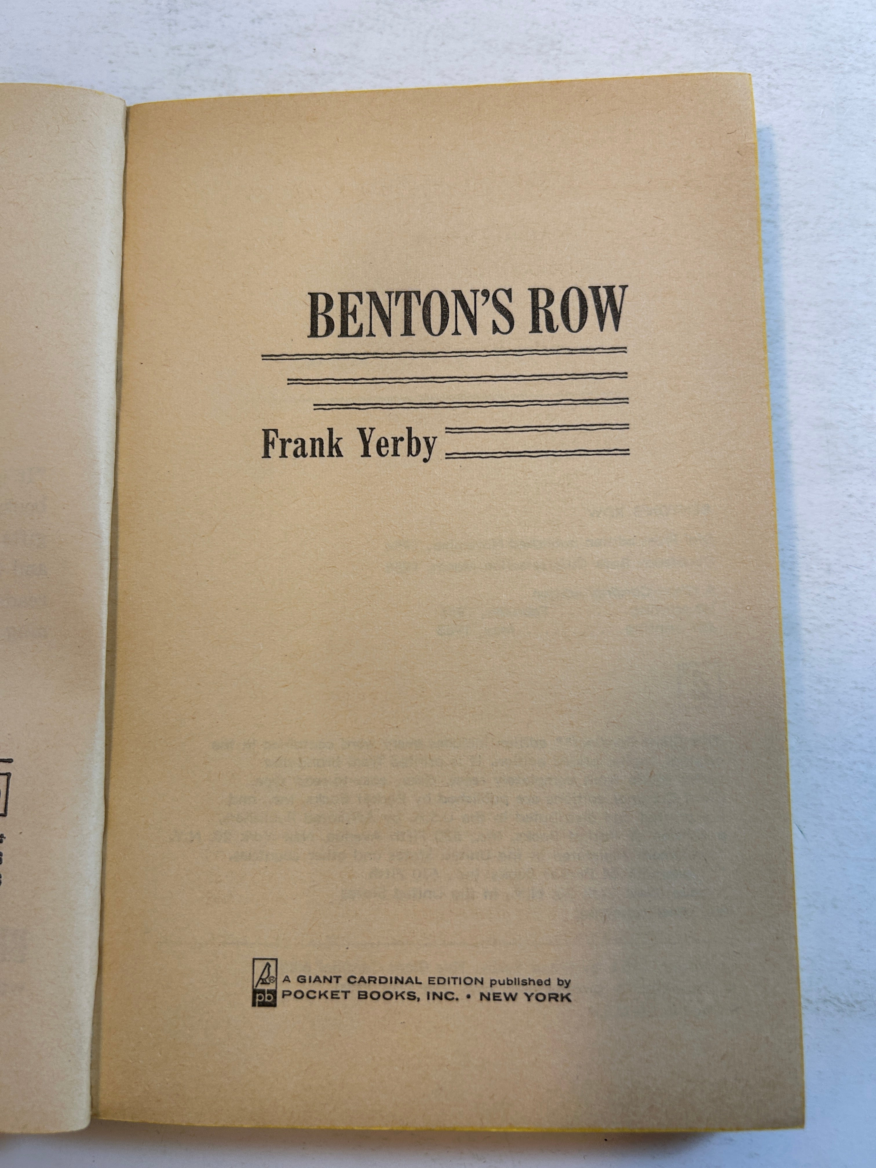 Lot of 5 Frank Yerby Novels 1959-1965 SC