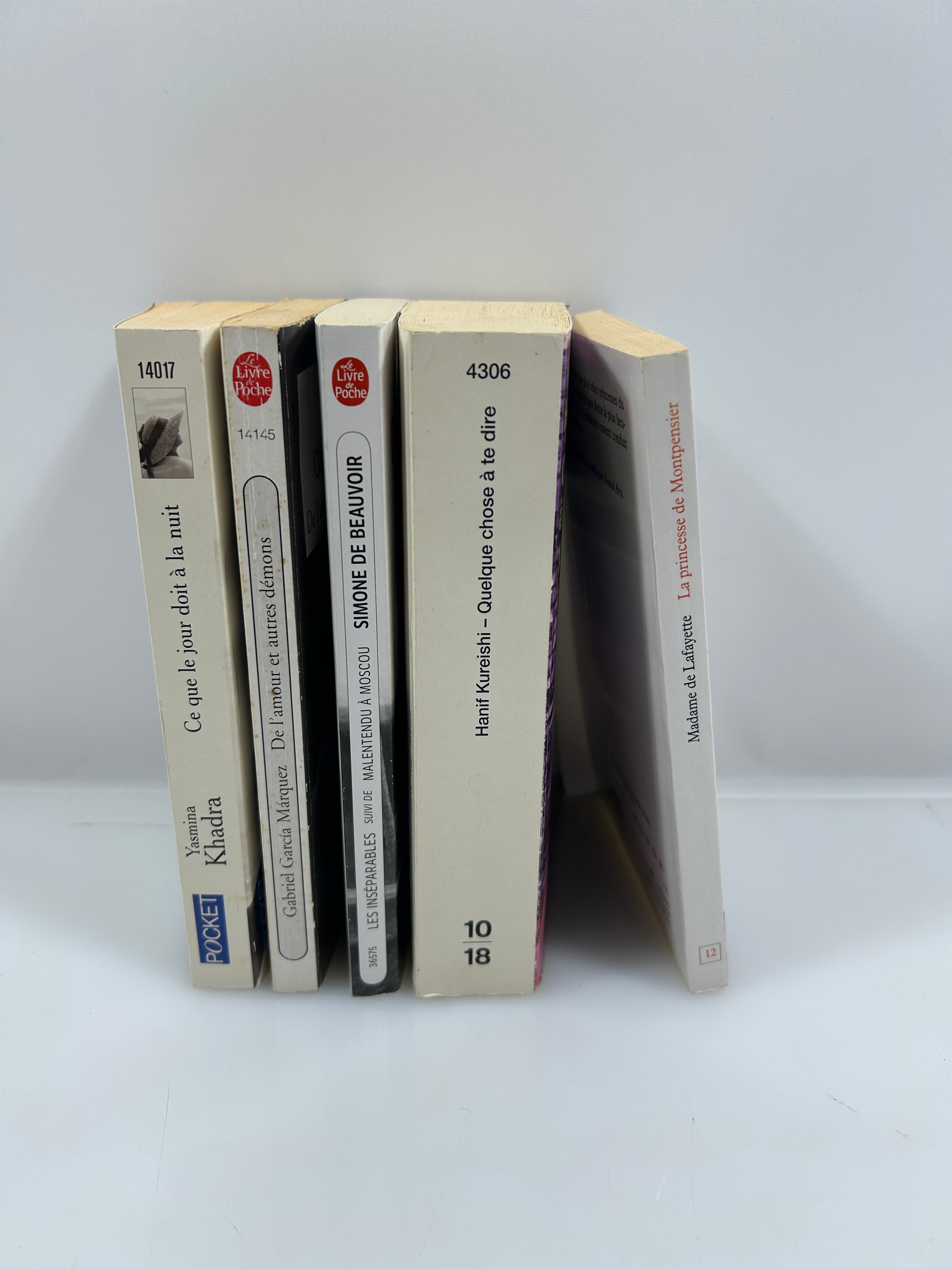 Lot of 5 French Language Le Livre de Poche/Pocket Books 1990-2021 PB