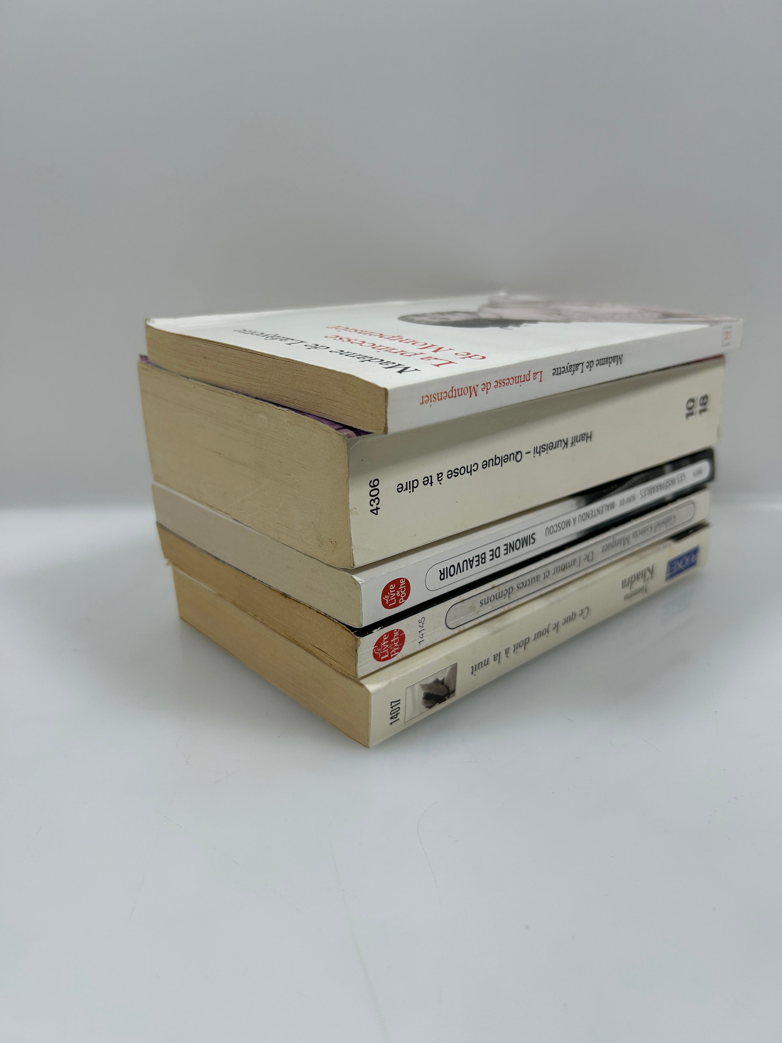 Lot of 5 French Language Le Livre de Poche/Pocket Books 1990-2021 PB