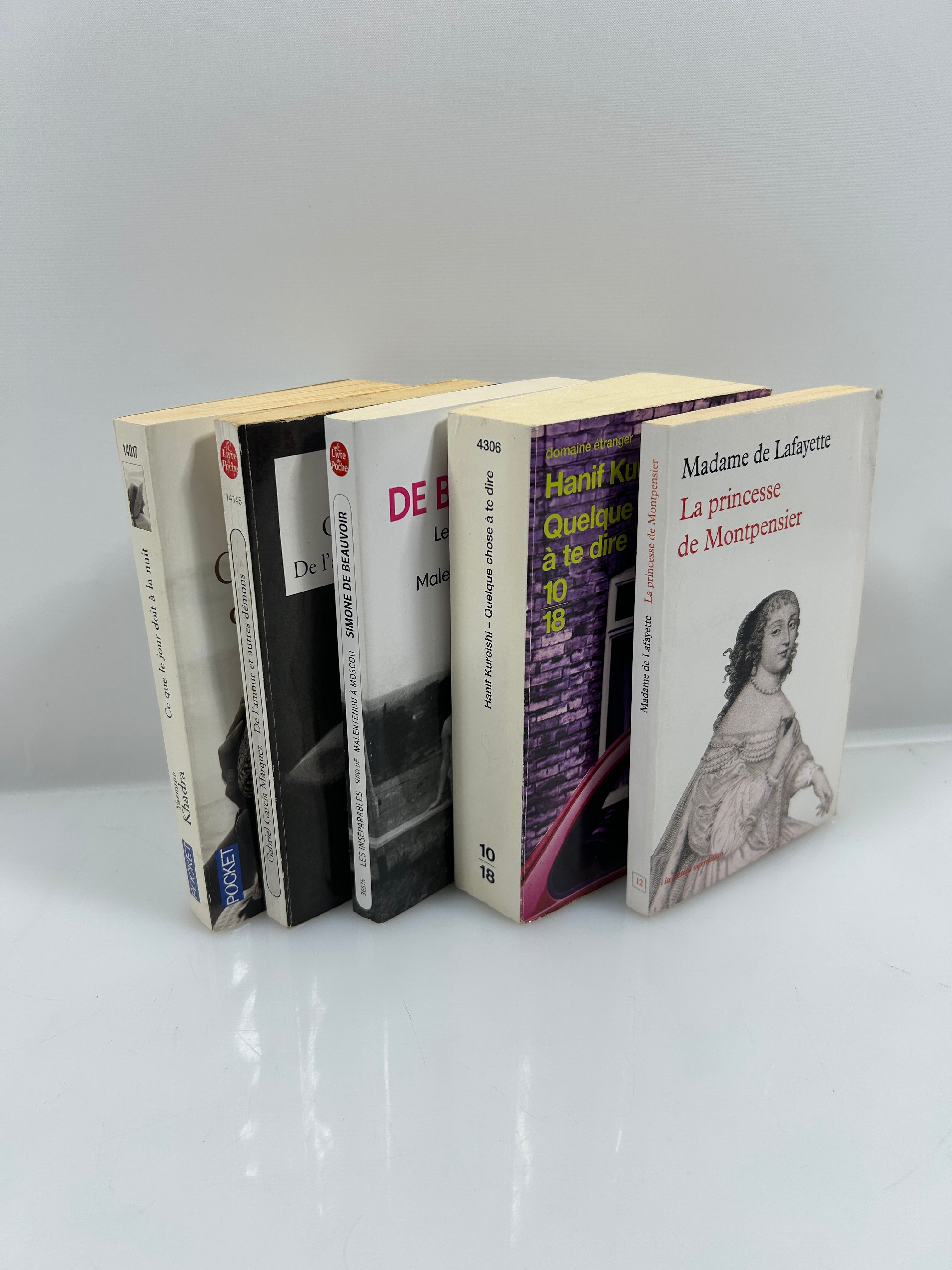 Lot of 5 French Language Le Livre de Poche/Pocket Books 1990-2021 PB