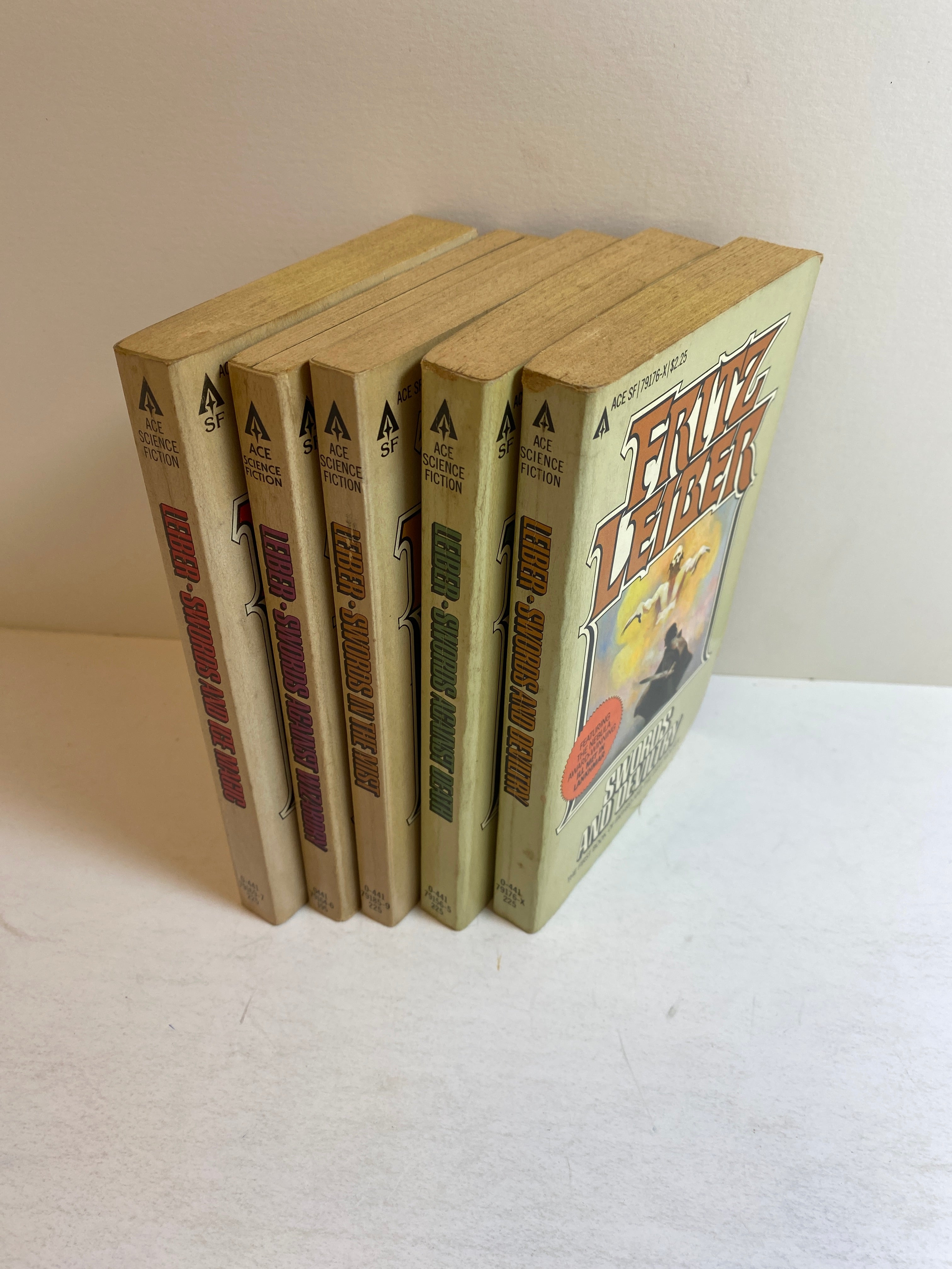 Lot of 5 Fritz Leiber Fafhrd Series 1970-1981