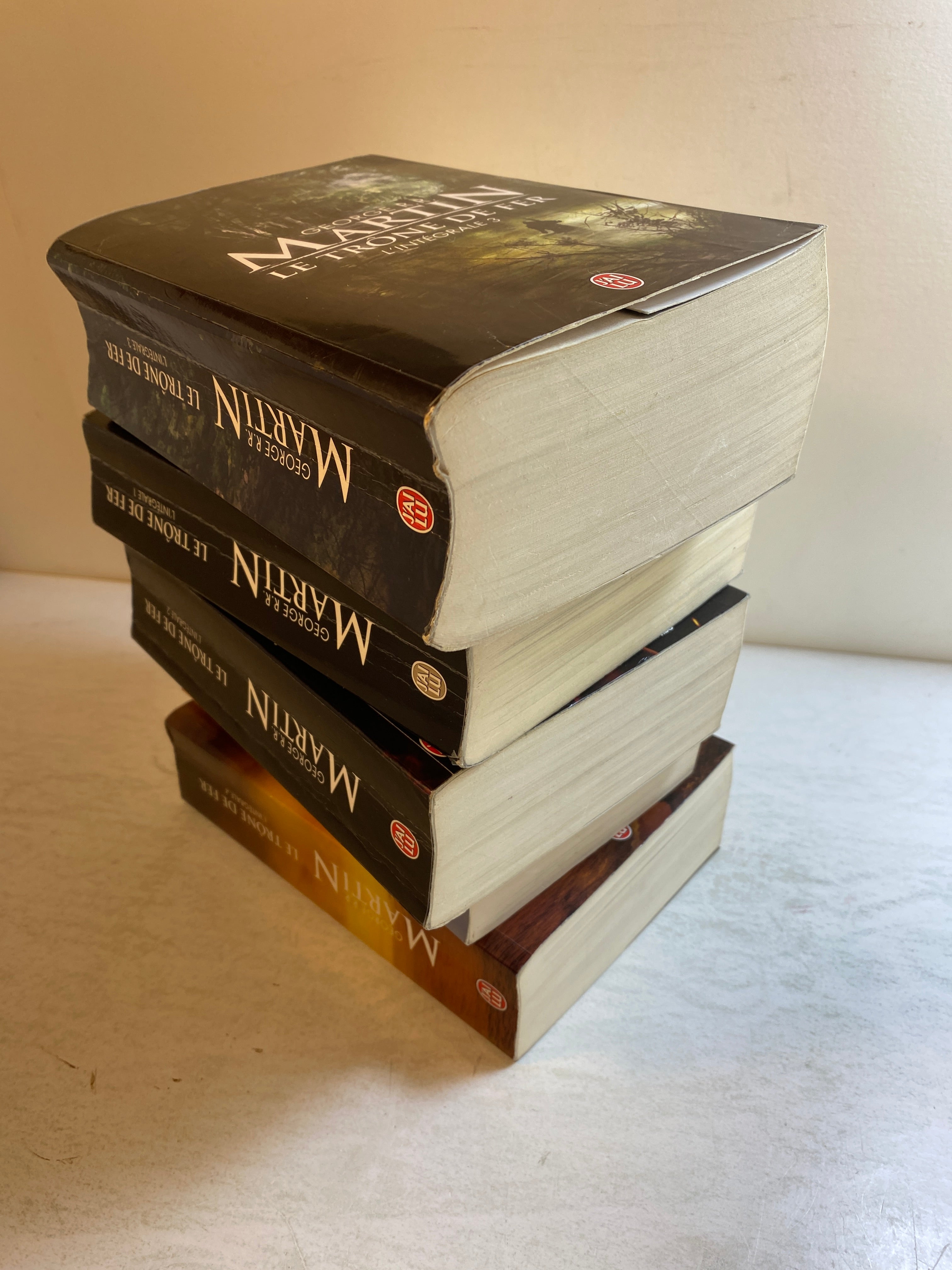 Lot of 5 Game of Thrones Novels in French SC George RR Martin 2003-2012