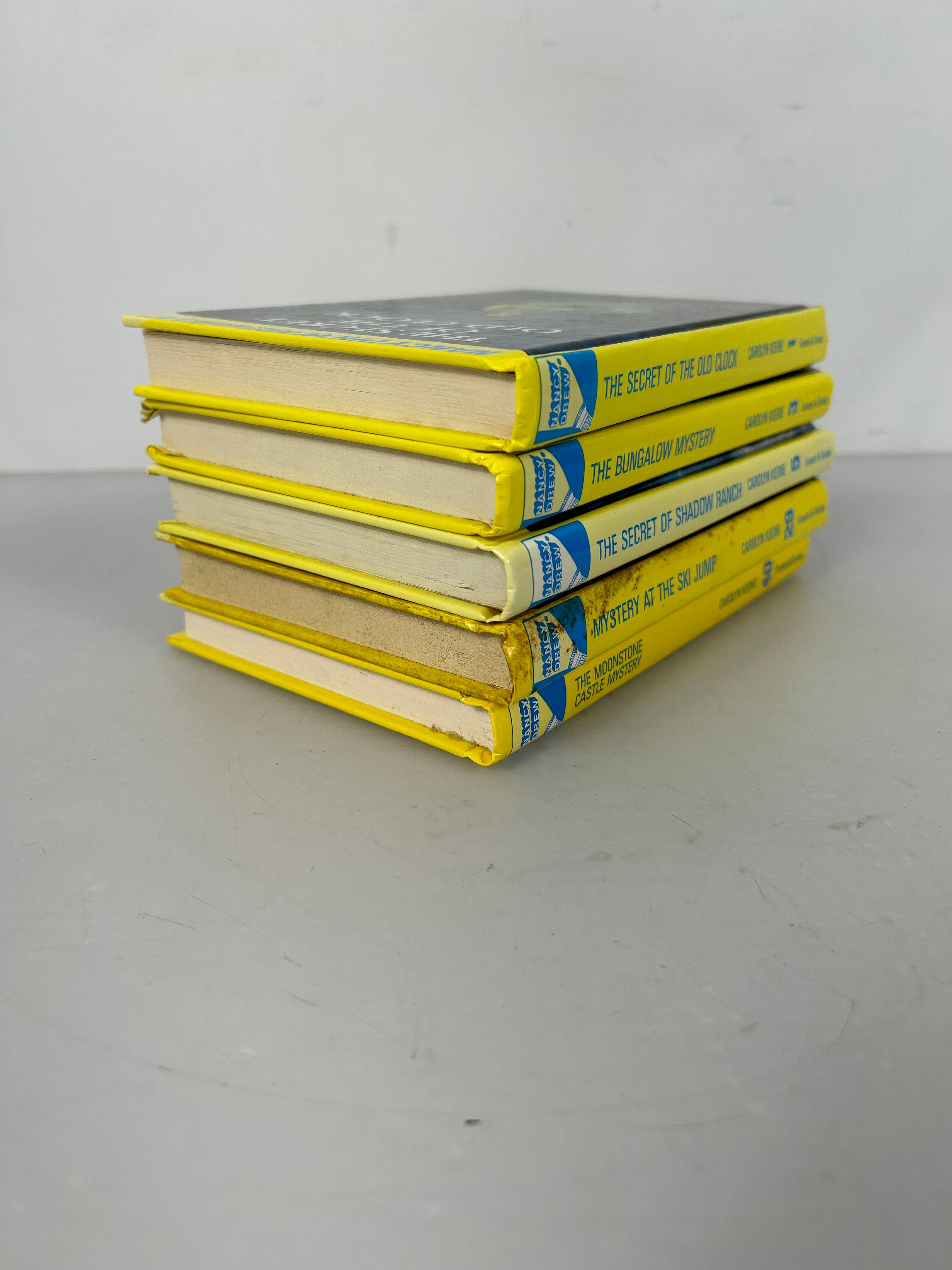 Lot of 5 Glossy Flashlight Cover Nancy Drew HC