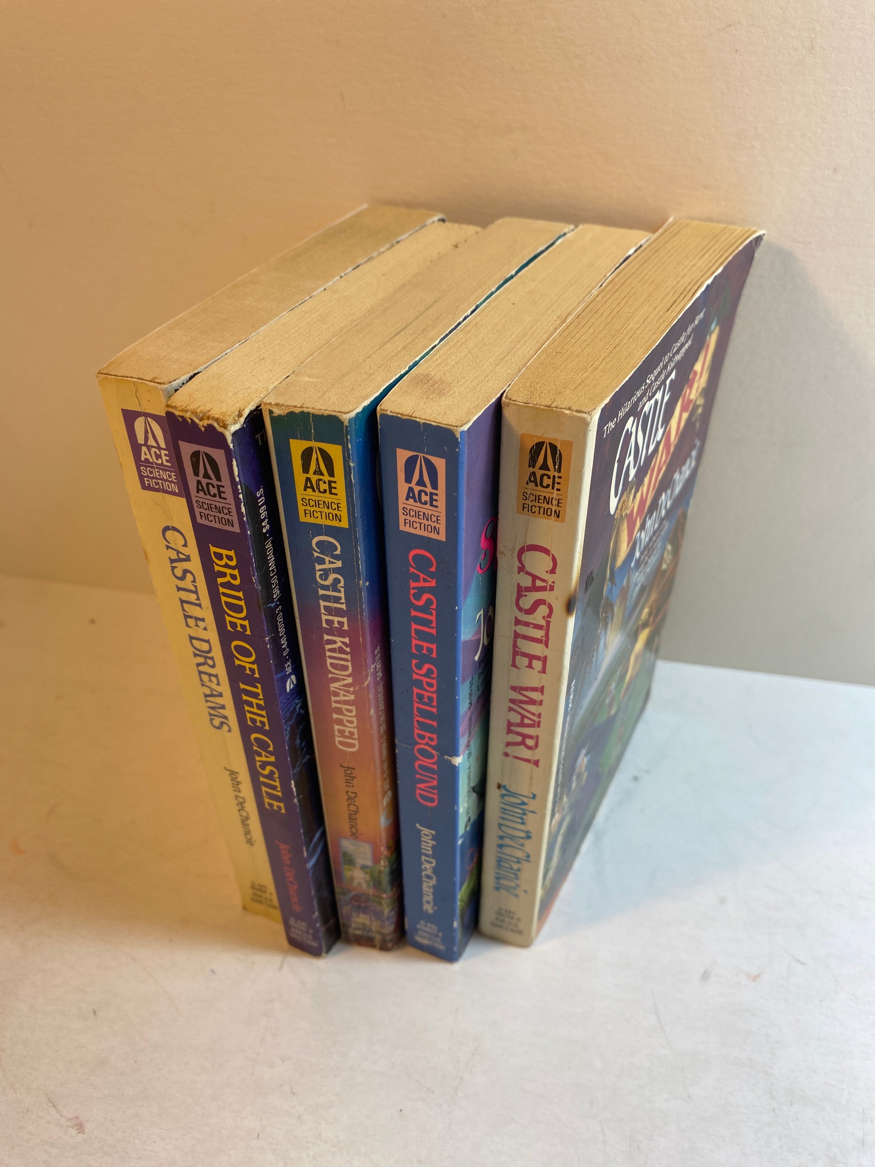 Lot of 5 John DeChancie Castle Series paperback 1989-1994